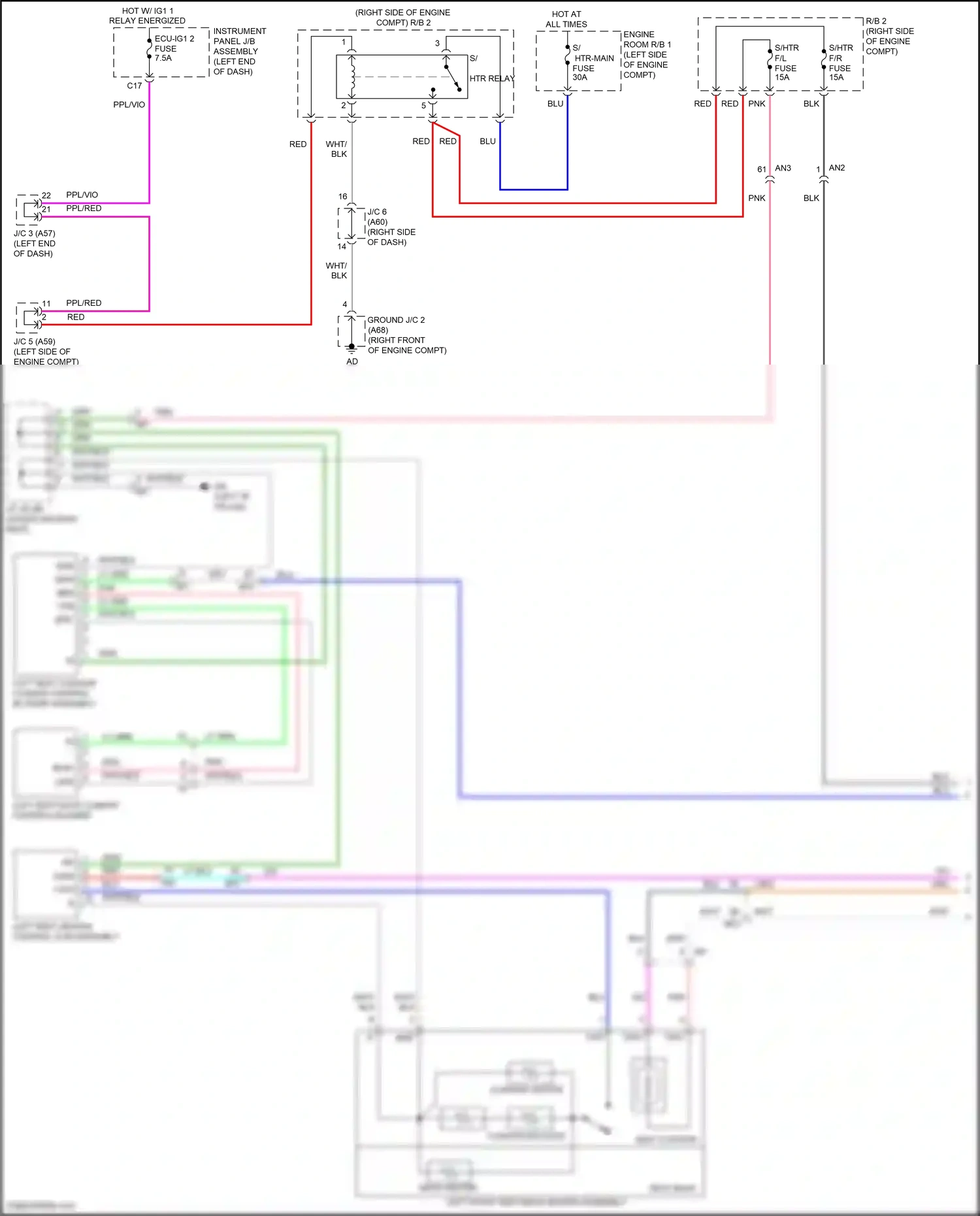 Lexus UX I (2018-2024) ppl/red wiring diagram  (11 of 43)