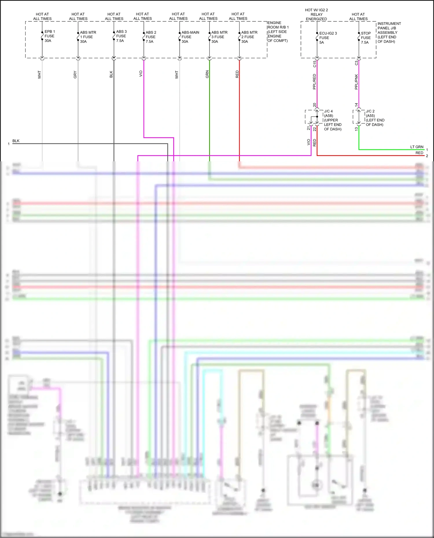Lexus UX I (2018-2024) ppl/red wiring diagram  (41 of 43)