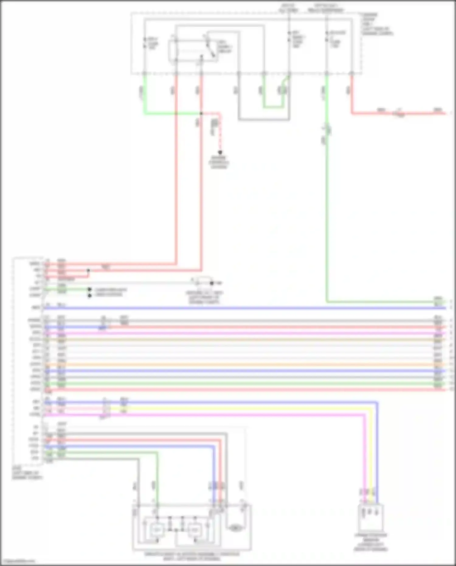 Wiring diagram efi- main 1 relay for Lexus UX I (2018-2024)