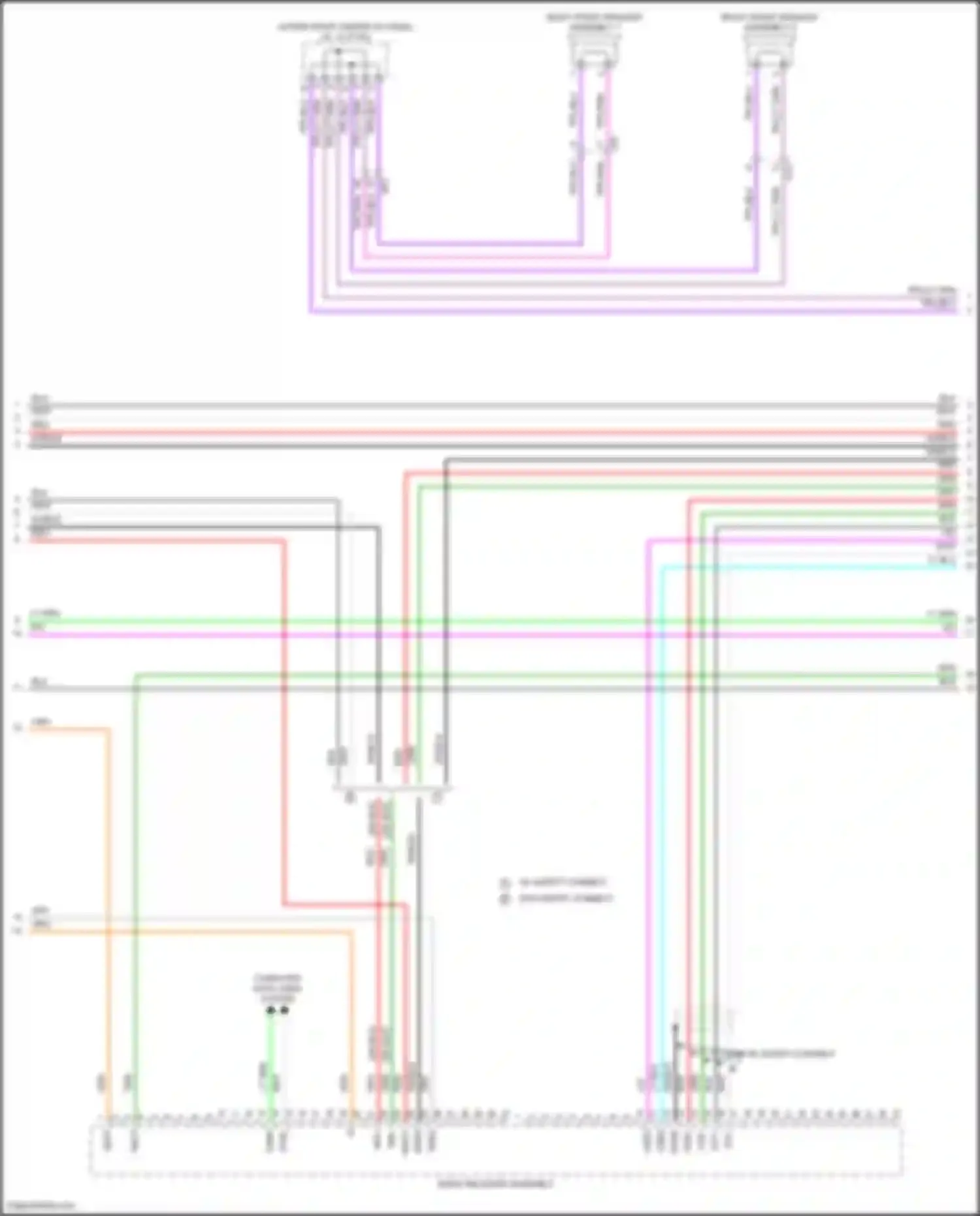 Wiring diagram right front speaker assembly 2 for Lexus UX I (2018-2024)