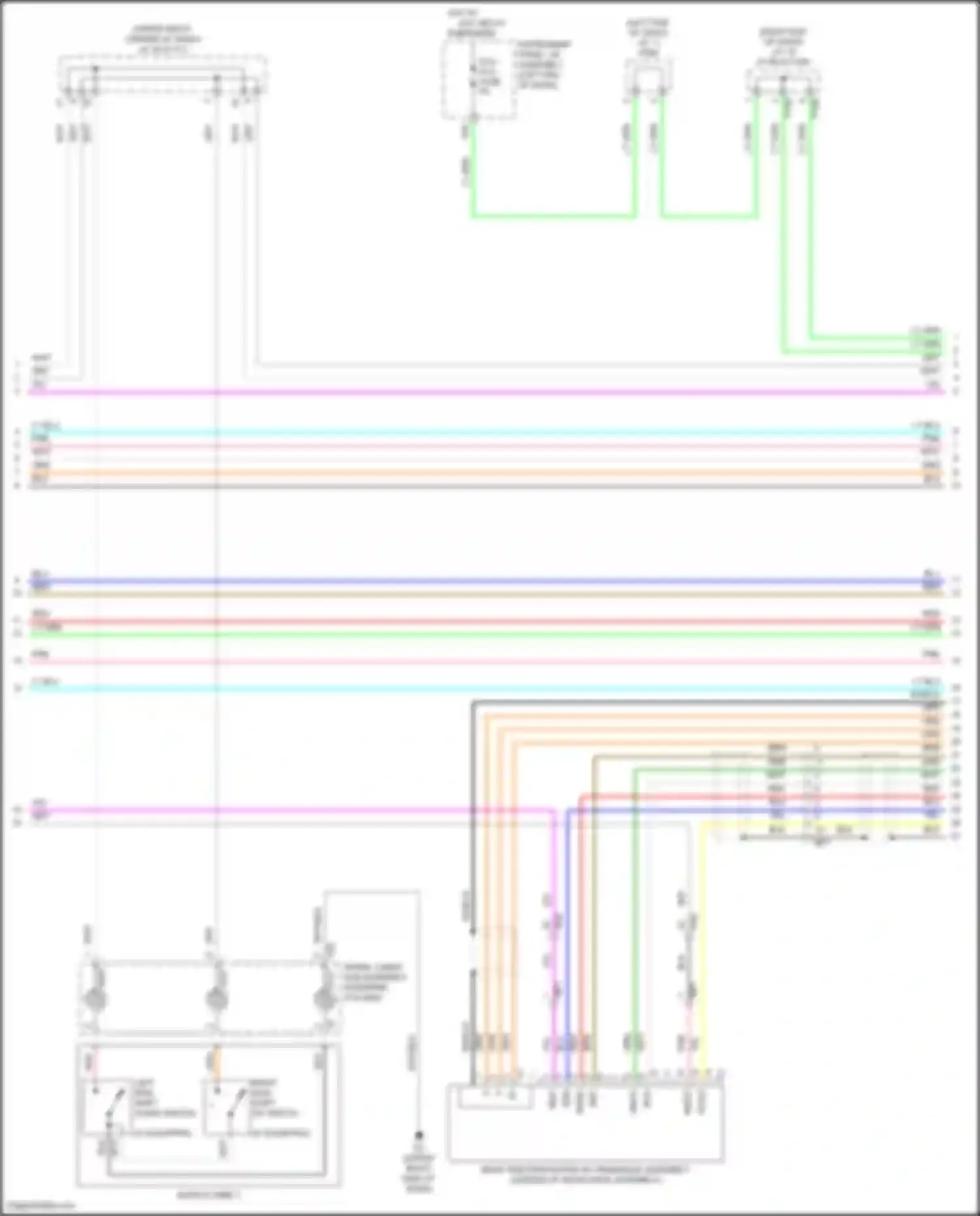Wiring diagram spiral cable sub-assembly for Lexus UX I (2018-2024) (16 of 17)