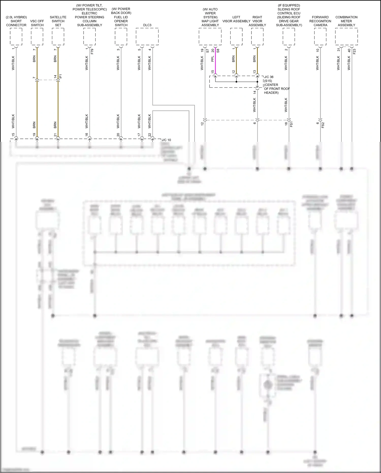 Lexus UX I (2018-2024) stereo component equalizer assembly wiring diagram  (3 of 6)