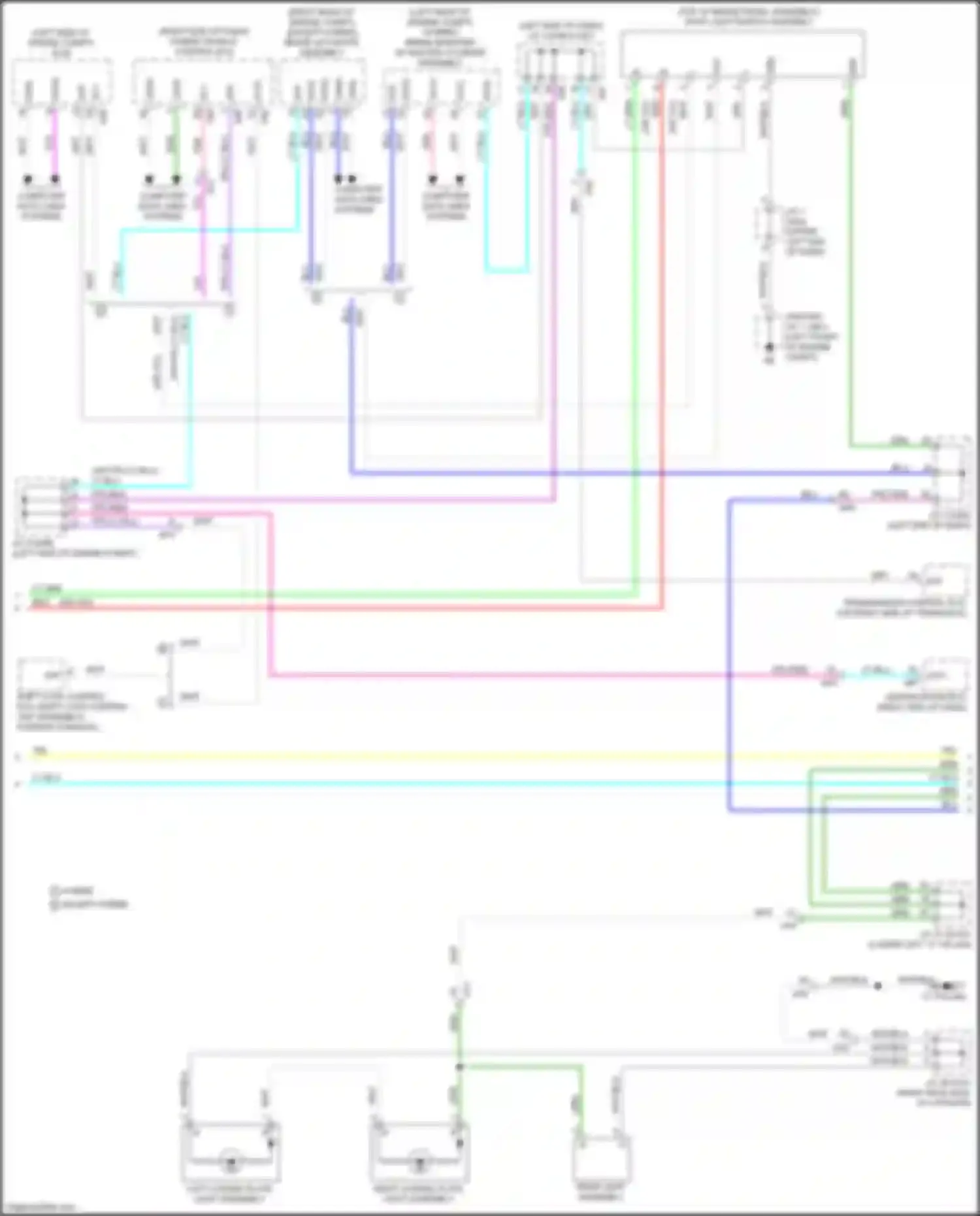 Wiring diagram computer data lines systems for Lexus UX I (2018-2024)