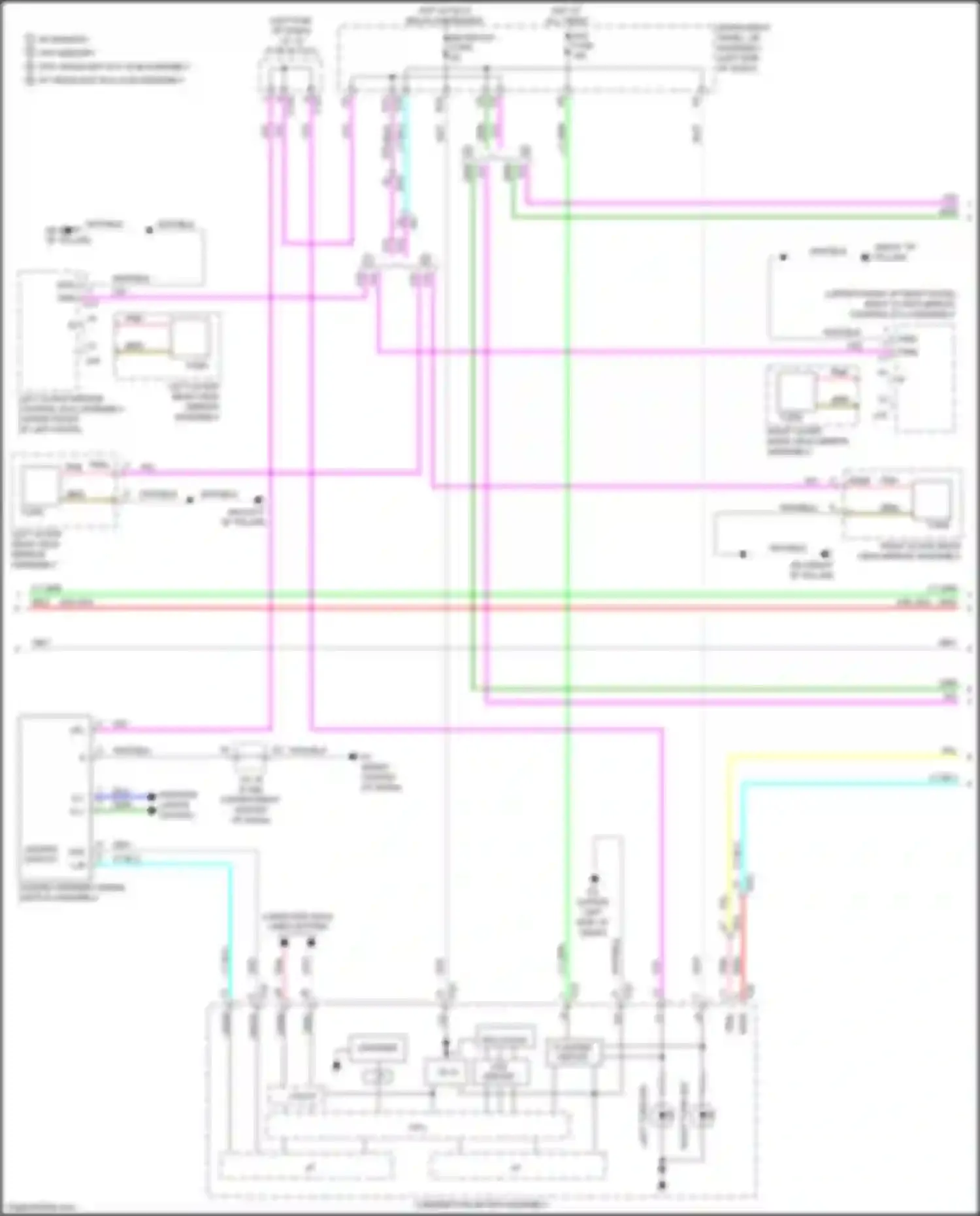 Wiring diagram hazard warning signal switch assembly for Lexus UX I (2018-2024)