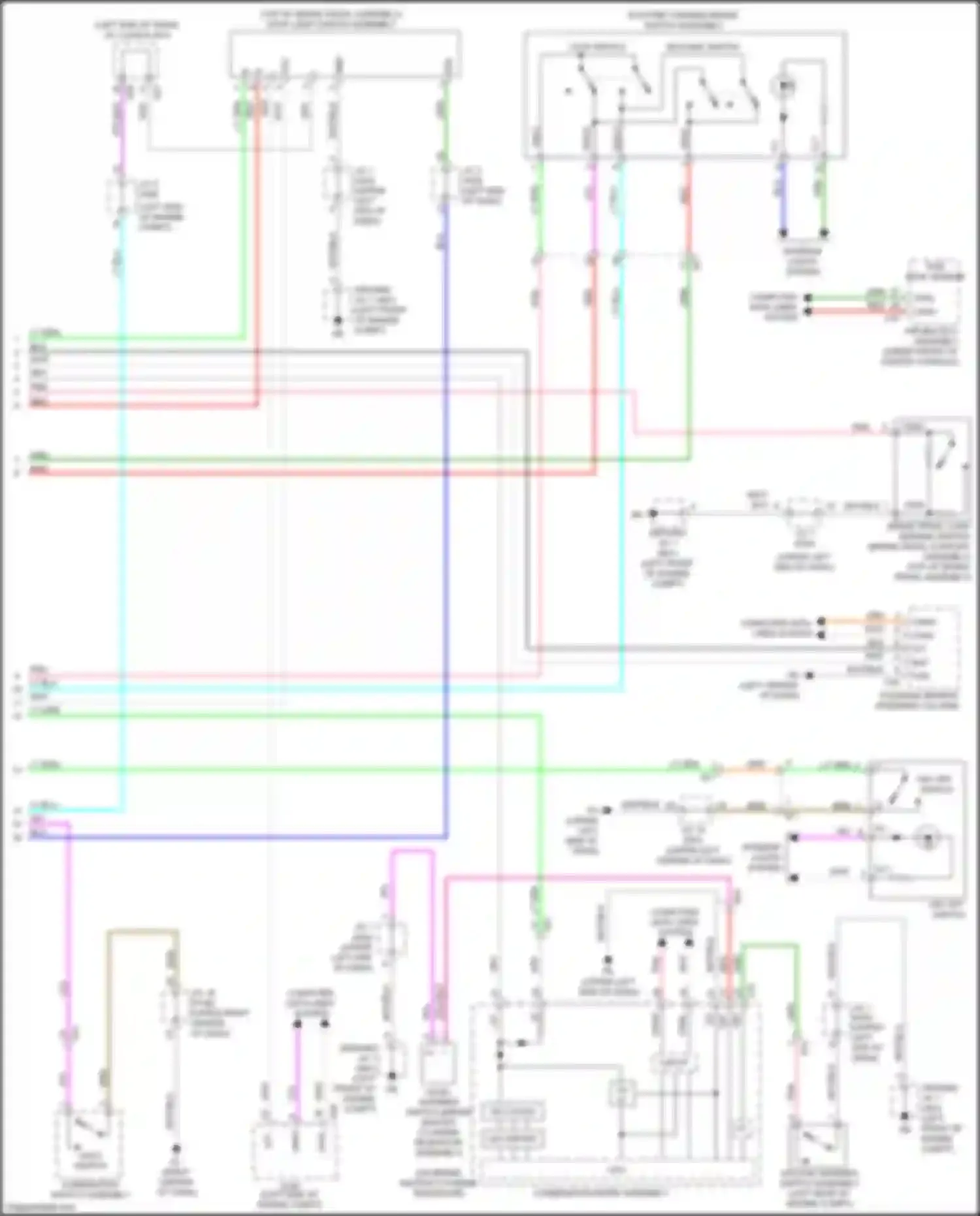 Wiring diagram vsc off switch for Lexus UX I (2018-2024) (1 of 5)