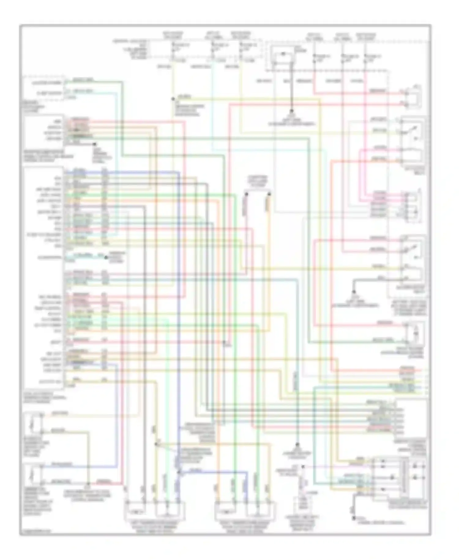 Aviator Lincoln I (2002-2005): Automatic a/c circuit (1 of 2)