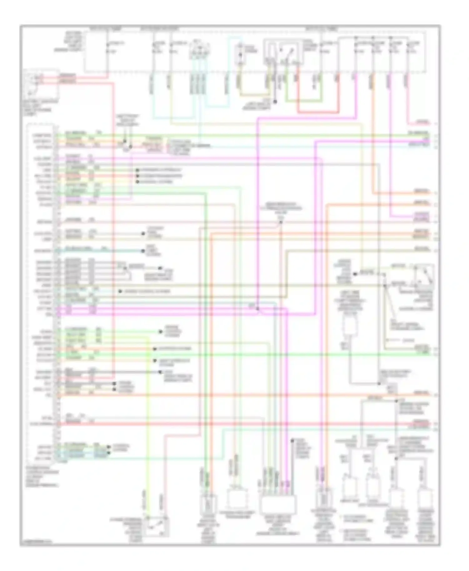 Aviator Lincoln I (2002-2005): Wiring diagram engine performance 4.6l (1 of 4)
