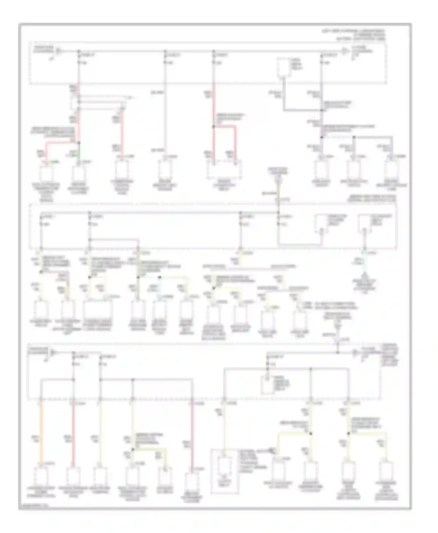 Aviator Lincoln I (2002-2005): Power distribution circuit (3 of 4)