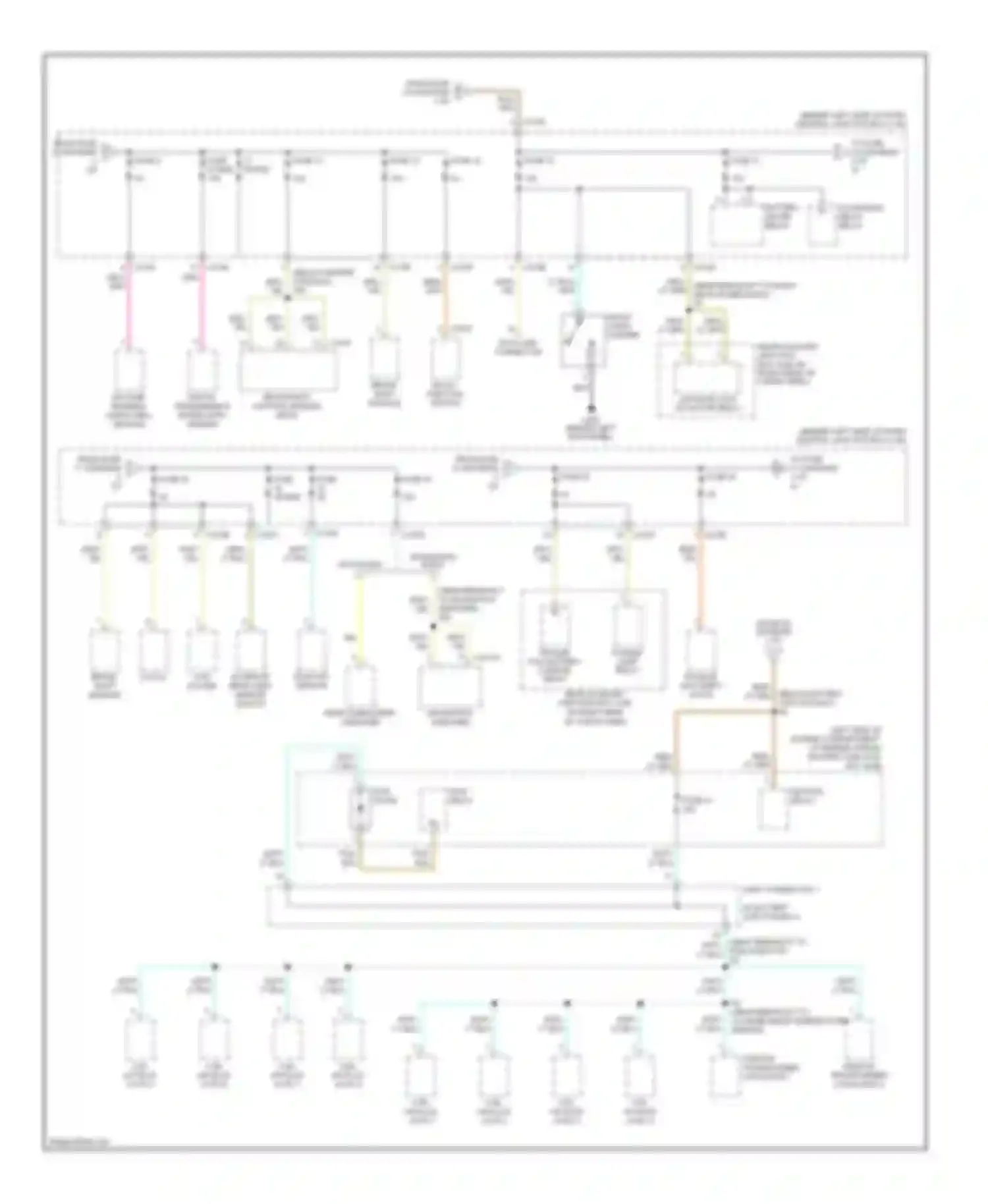Aviator Lincoln I (2002-2005): Power distribution circuit (4 of 4)