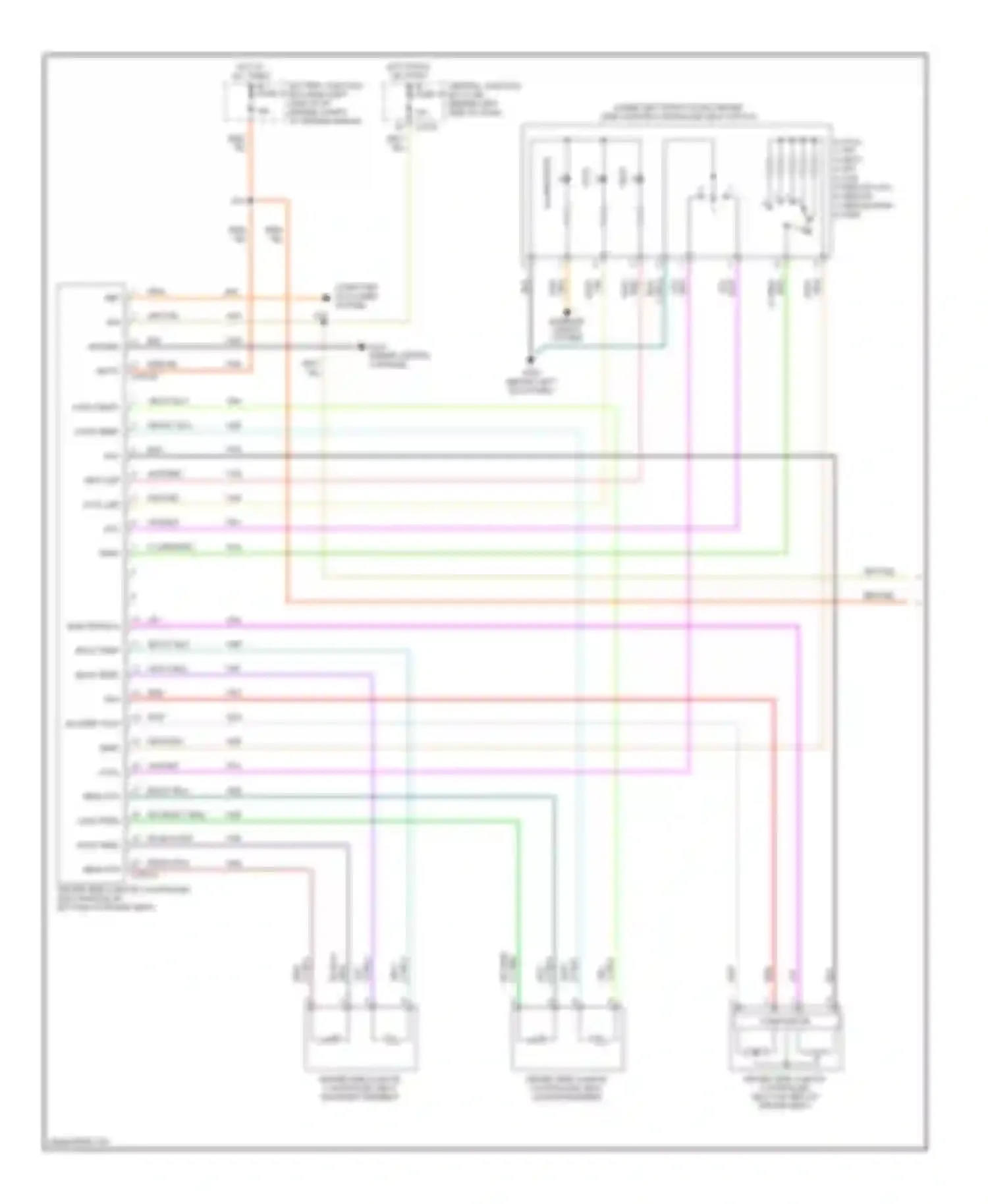 Aviator Lincoln I (2002-2005): Heated seats circuit (1 of 2)