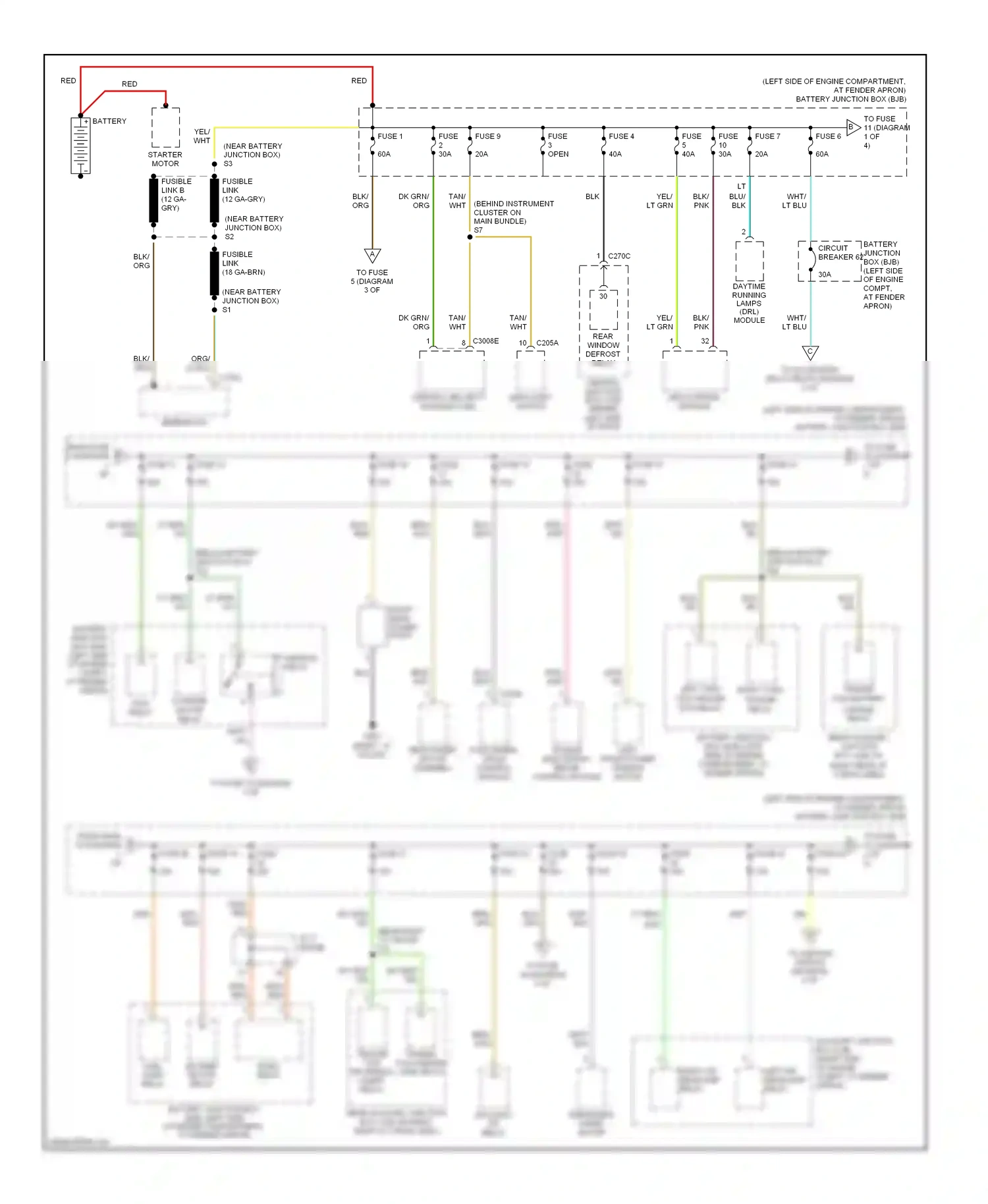 Lincoln Aviator I (2002-2005) abs control module wiring diagram  (2 of 3)