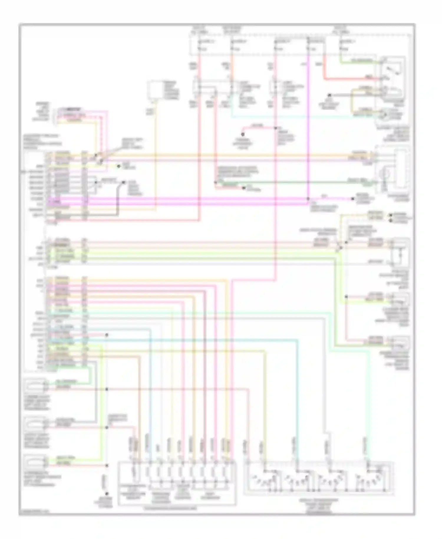 Wiring diagram brn/org for Lincoln Aviator I (2002-2005) (1 of 9)