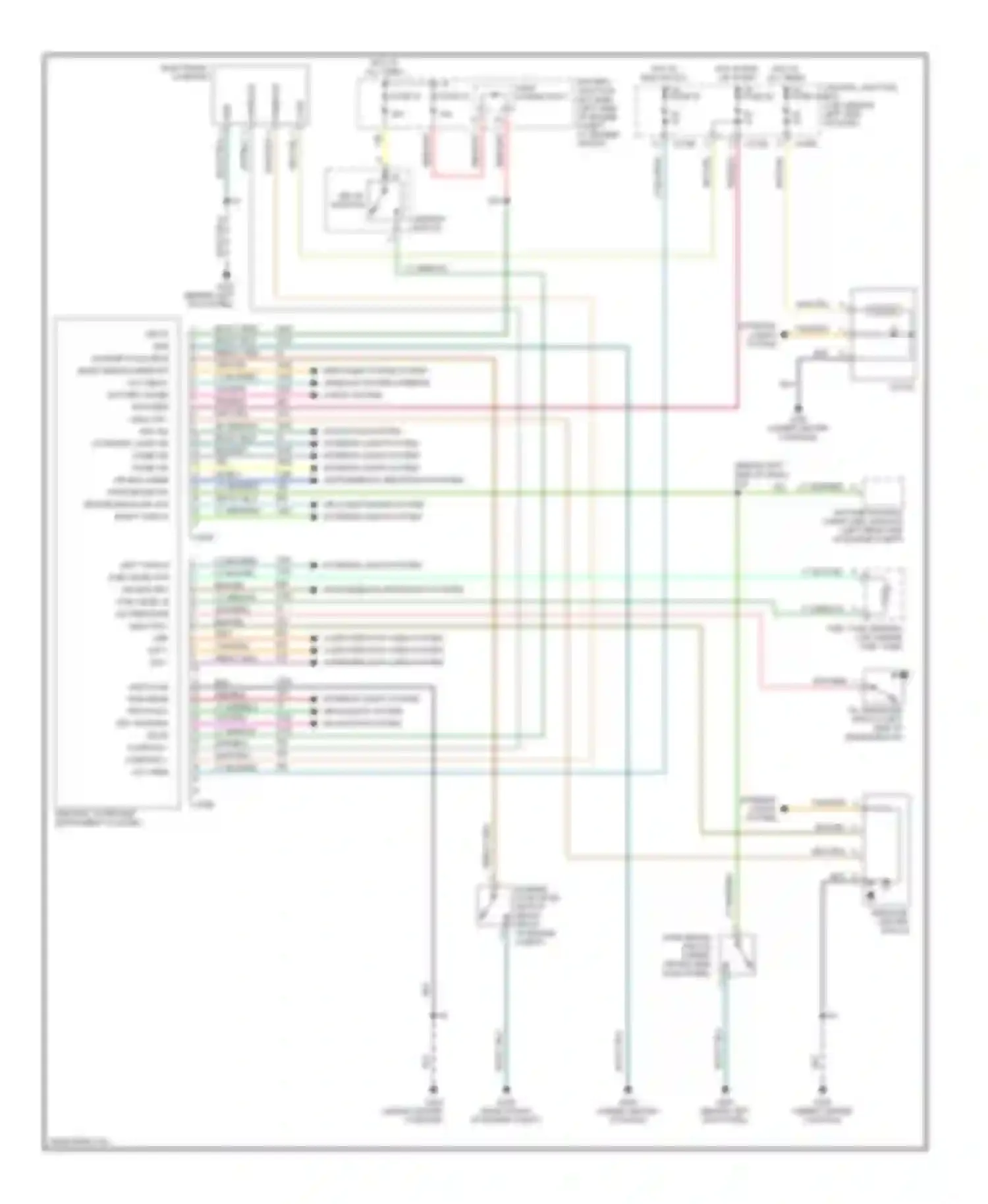 Wiring diagram fuse 20 for Lincoln Aviator I (2002-2005) (1 of 6)