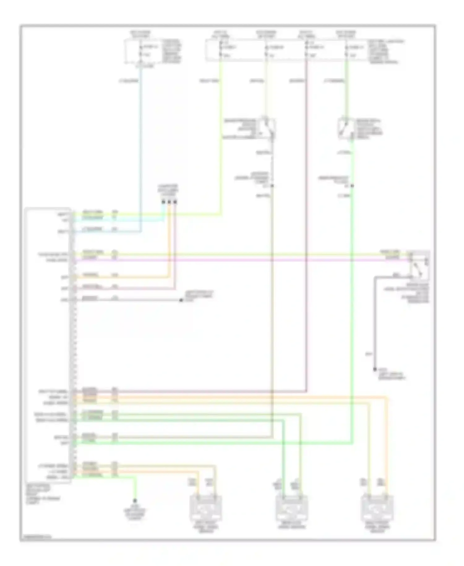 Wiring diagram fuse 22 for Lincoln Aviator I (2002-2005) (1 of 8)