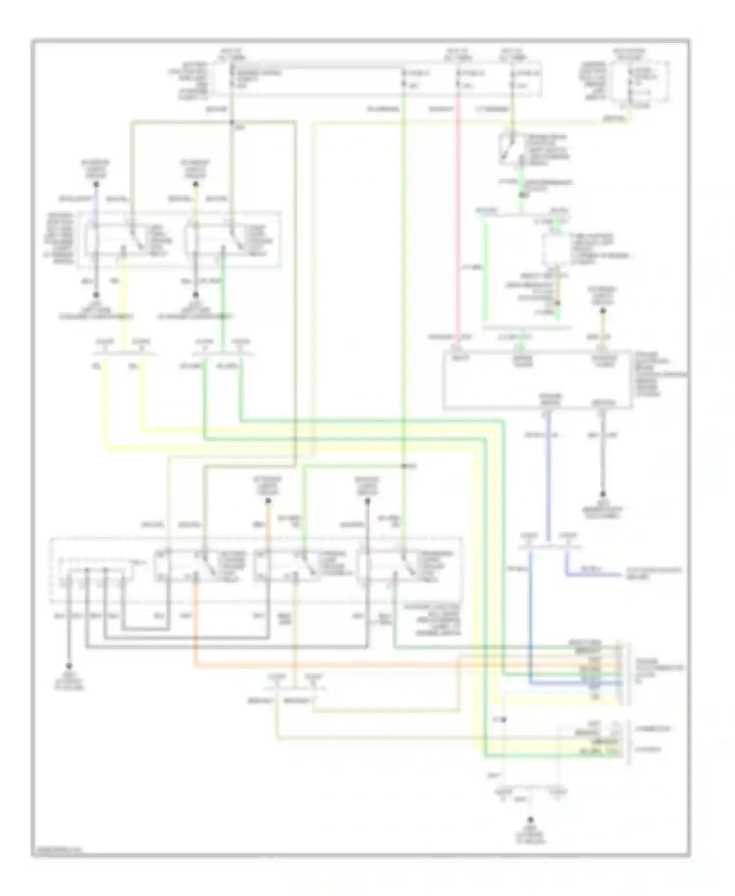 Wiring diagram hot at all times for Lincoln Aviator I (2002-2005) (19 of 40)