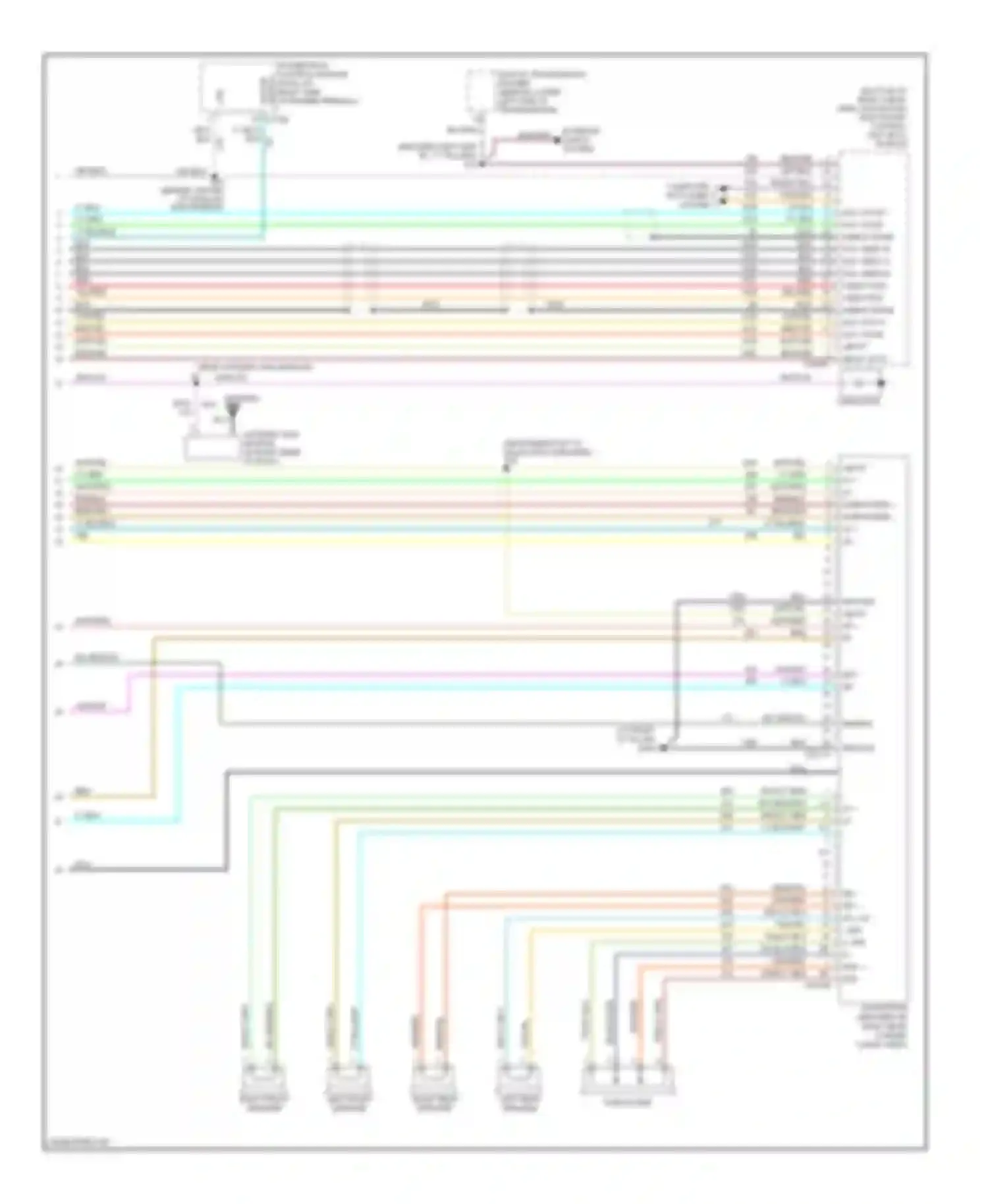 Wiring diagram org/lt grn for Lincoln Aviator I (2002-2005) (3 of 3)