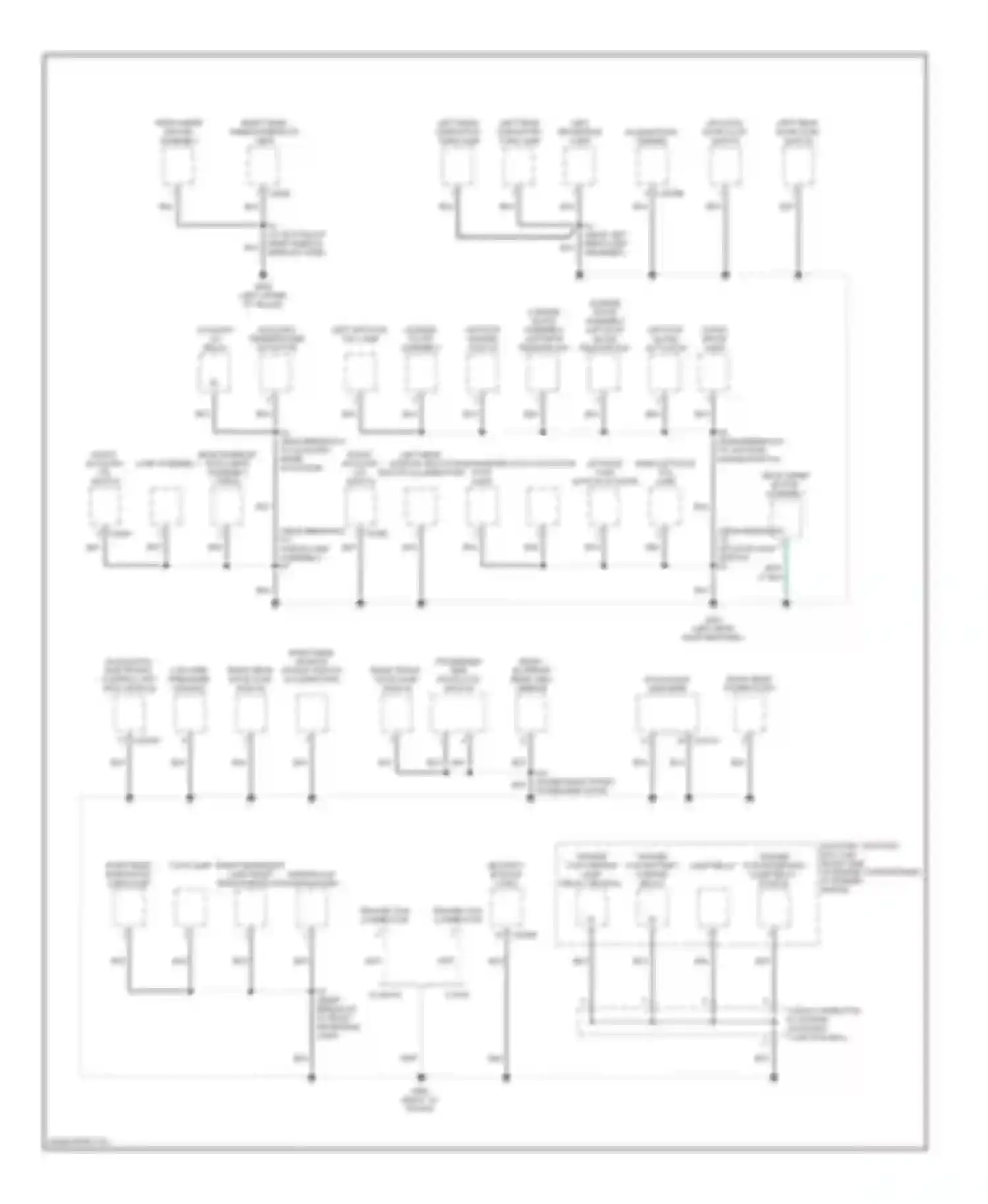 Wiring diagram passenger side door lock switch for Lincoln Aviator I (2002-2005) (1 of 3)