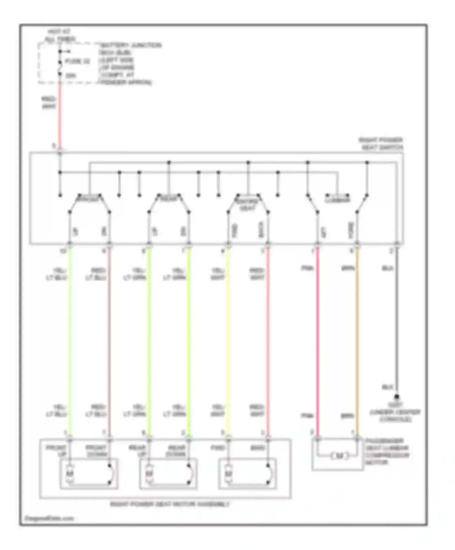 Wiring diagram pnk for Lincoln Aviator I (2002-2005) (14 of 22)