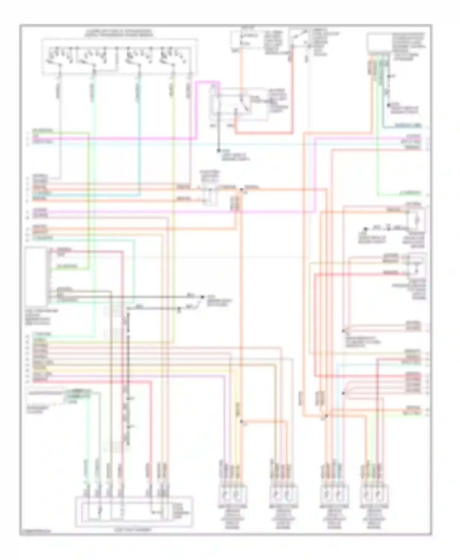 Wiring diagram red/lt grn for Lincoln Aviator I (2002-2005) (7 of 7)