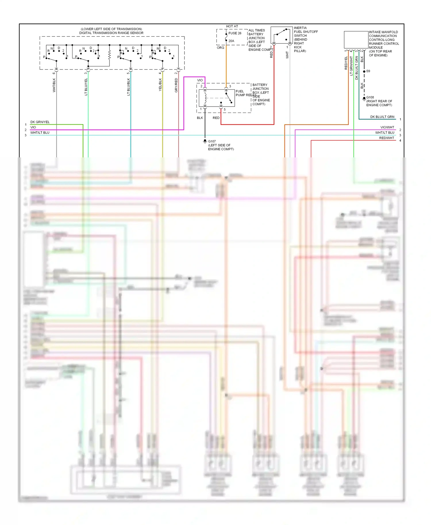 Lincoln Aviator I (2002-2005) sensor 21 wiring diagram  (1 of 1)