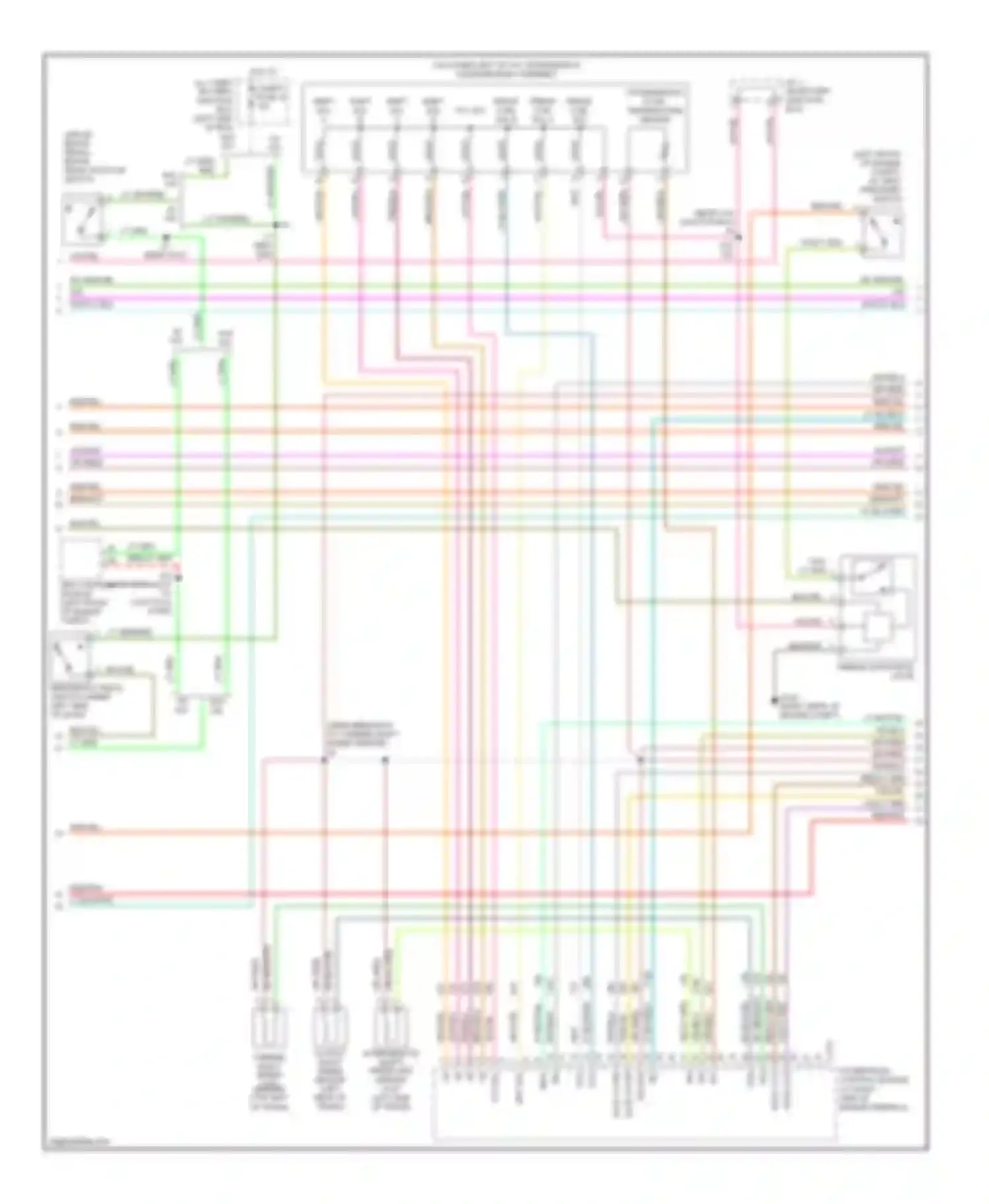 Wiring diagram tan/lt grn for Lincoln Aviator I (2002-2005) (5 of 5)