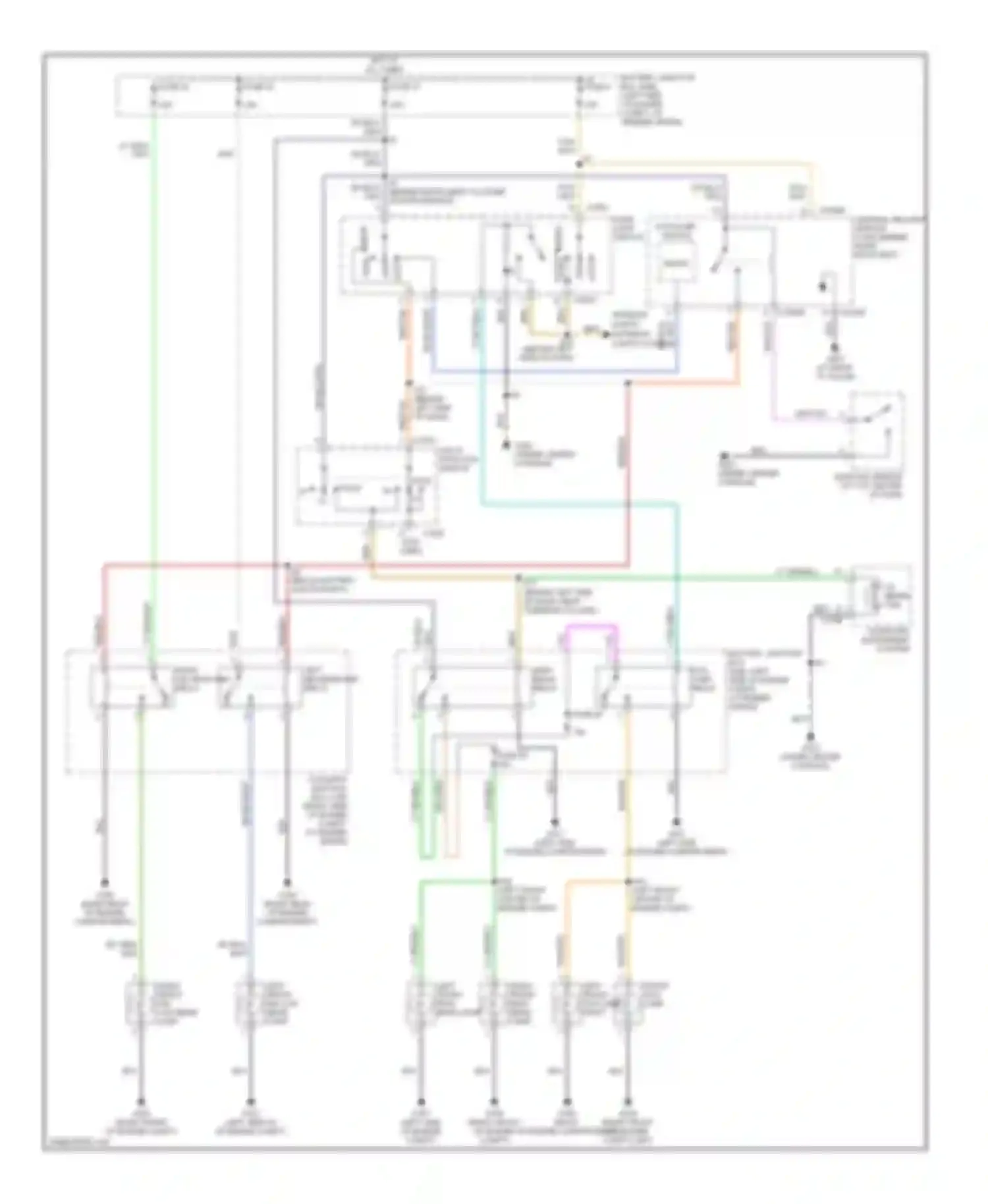 Wiring diagram vio for Lincoln Aviator I (2002-2005) (4 of 21)