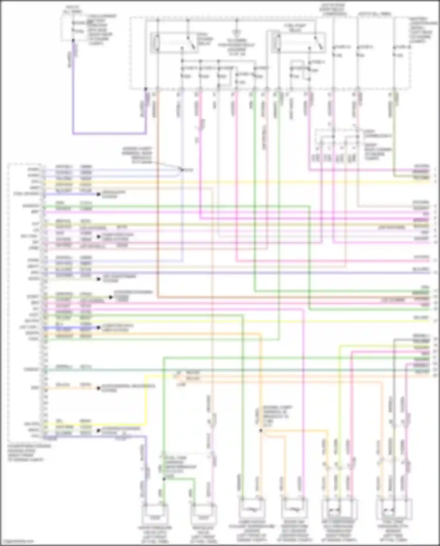 Aviator Lincoln II (2019-2024): Wiring diagram engine performance 3.0l turbo hybrid (1 of 16)