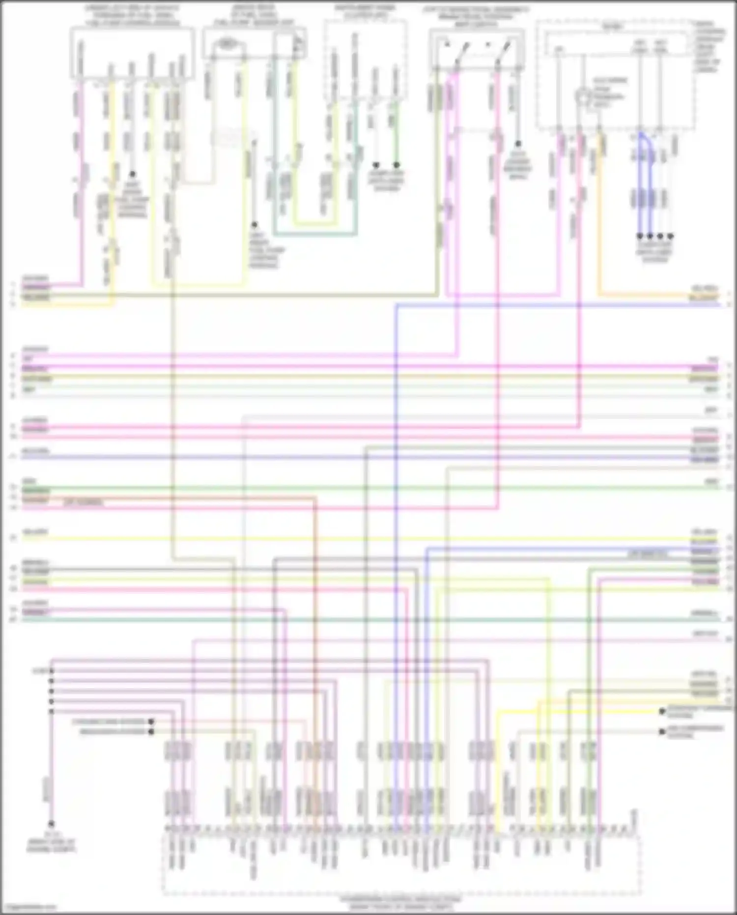 Aviator Lincoln II (2019-2024): Wiring diagram engine performance 3.0l turbo (2 of 11)
