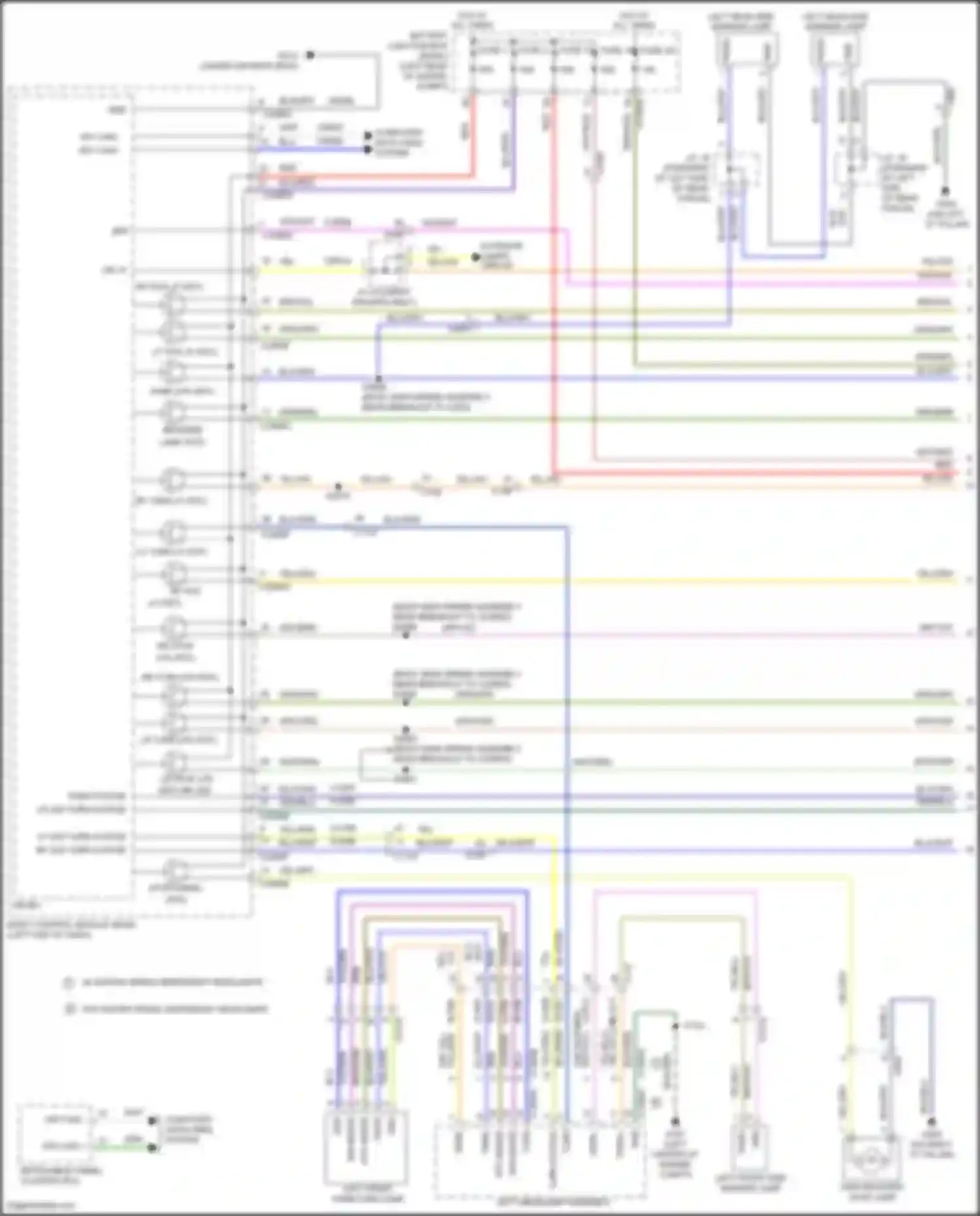 Aviator Lincoln II (2019-2024): Exterior lamps circuit (1 of 3)