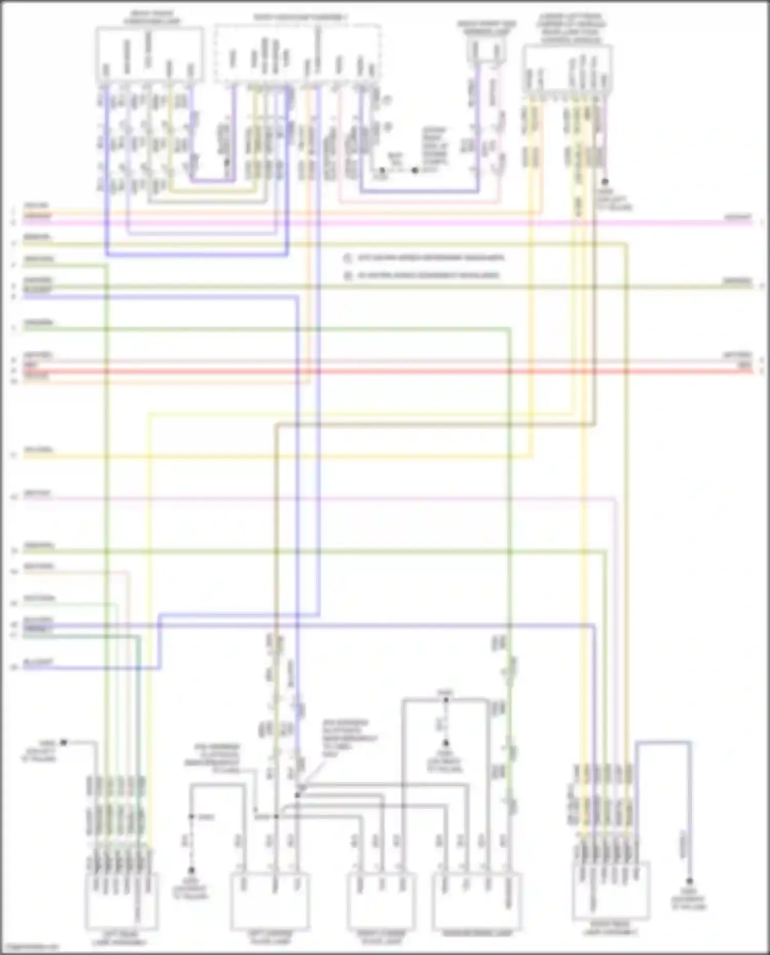 Aviator Lincoln II (2019-2024): Exterior lamps circuit (2 of 3)