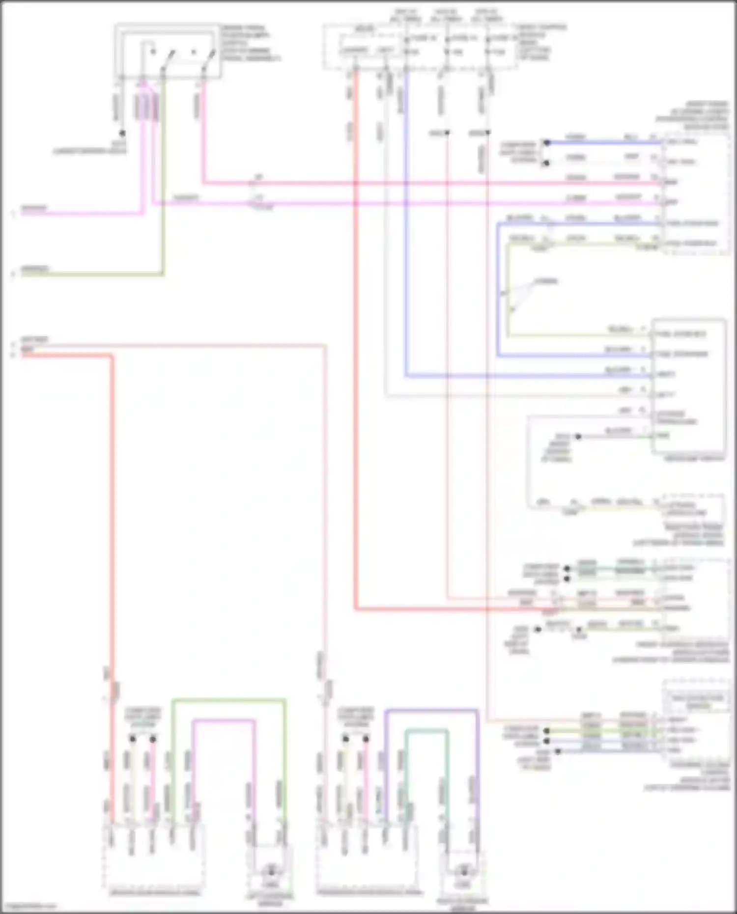 Aviator Lincoln II (2019-2024): Exterior lamps circuit (3 of 3)