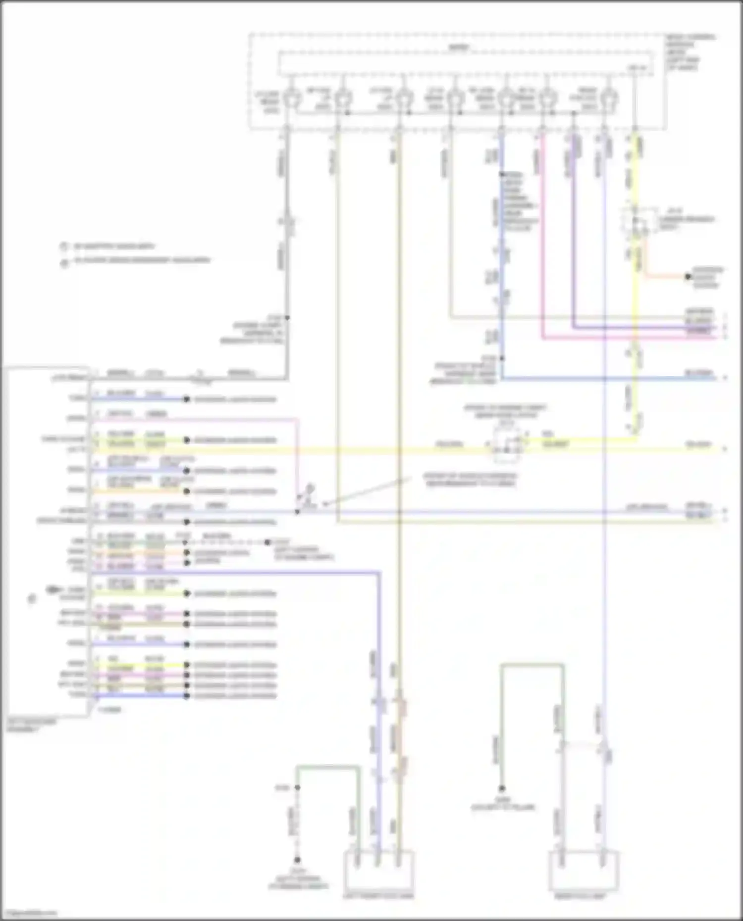 Aviator Lincoln II (2019-2024): Headlights circuit, w/o dynamic leveling (1 of 3)