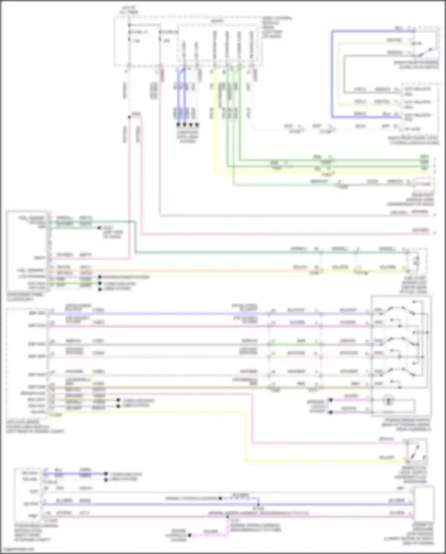 Aviator Lincoln II (2019-2024): Instrument cluster circuit (1 of 2)