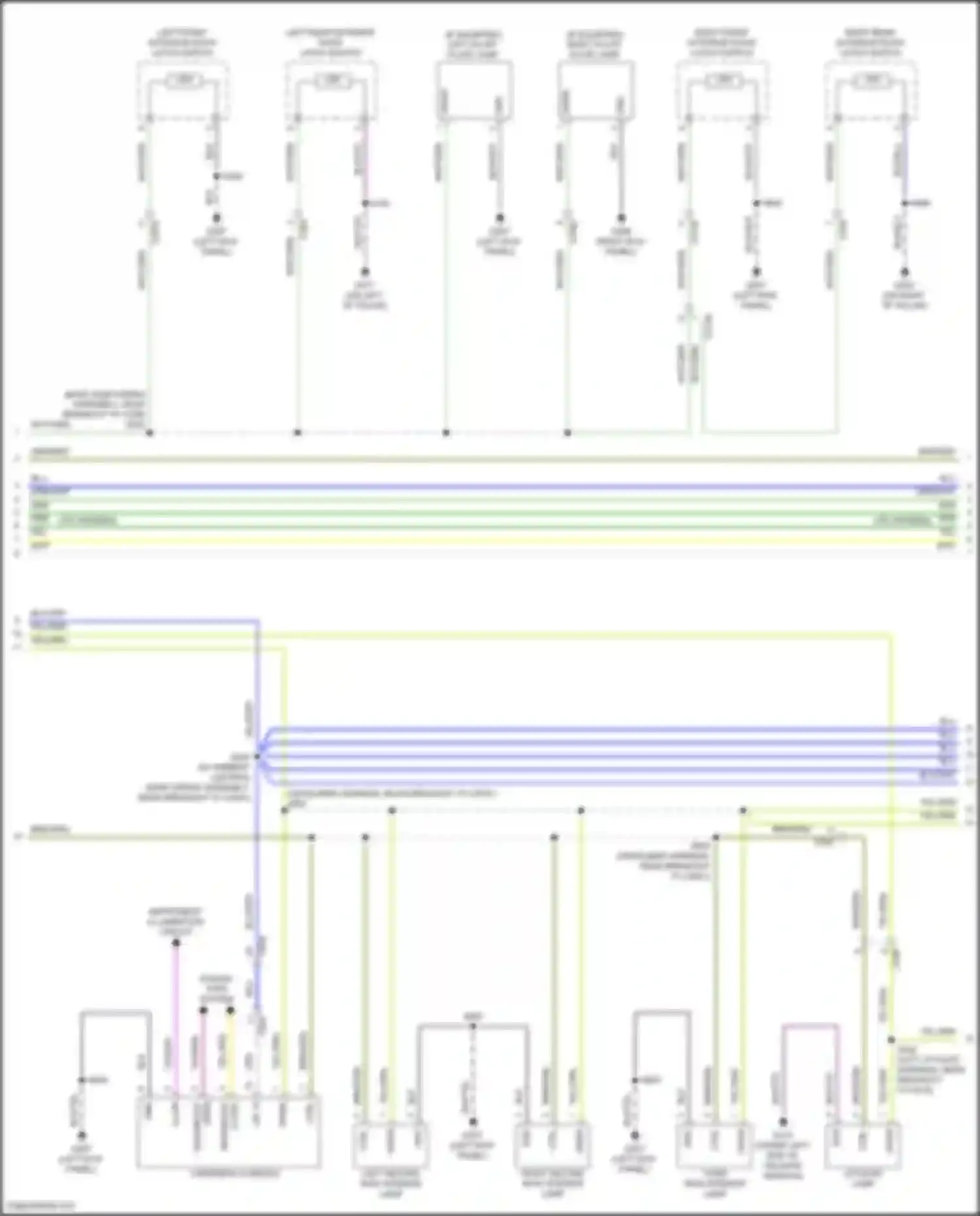 Aviator Lincoln II (2019-2024): Courtesy lamps circuit (2 of 4)