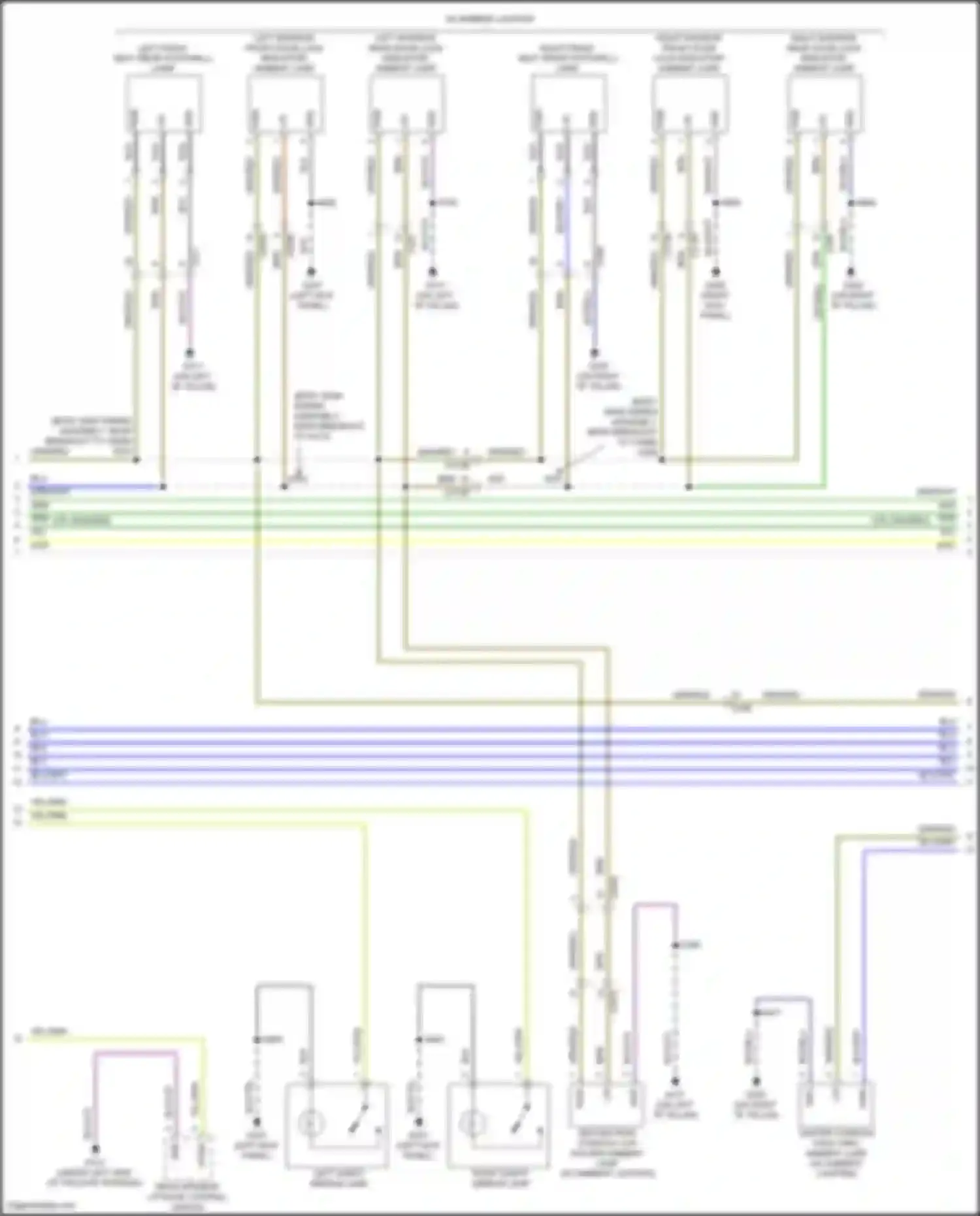Aviator Lincoln II (2019-2024): Courtesy lamps circuit (3 of 4)