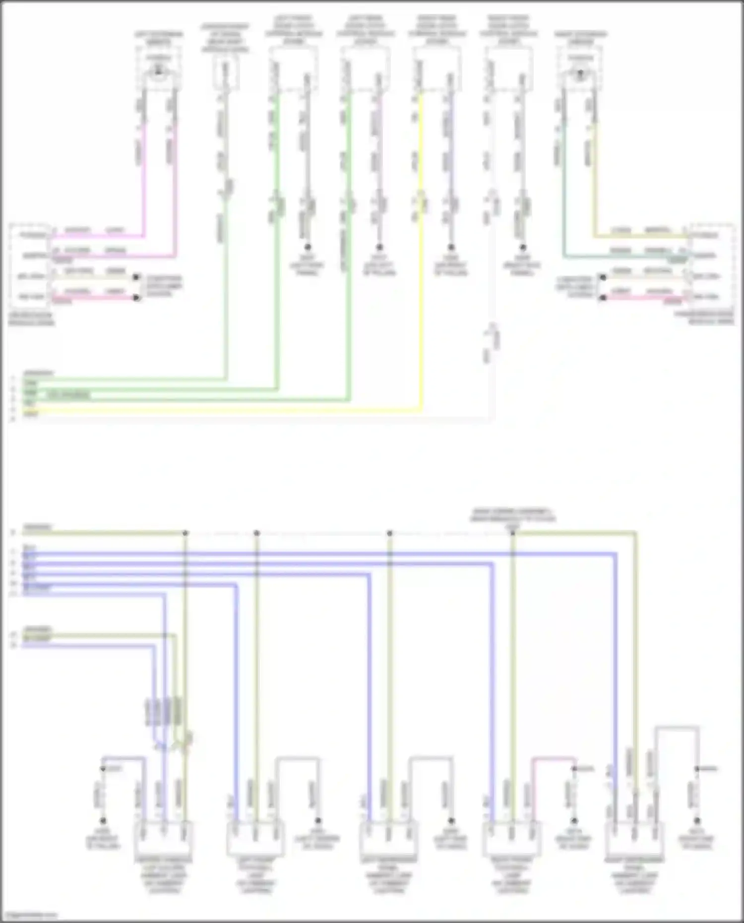 Aviator Lincoln II (2019-2024): Courtesy lamps circuit (4 of 4)