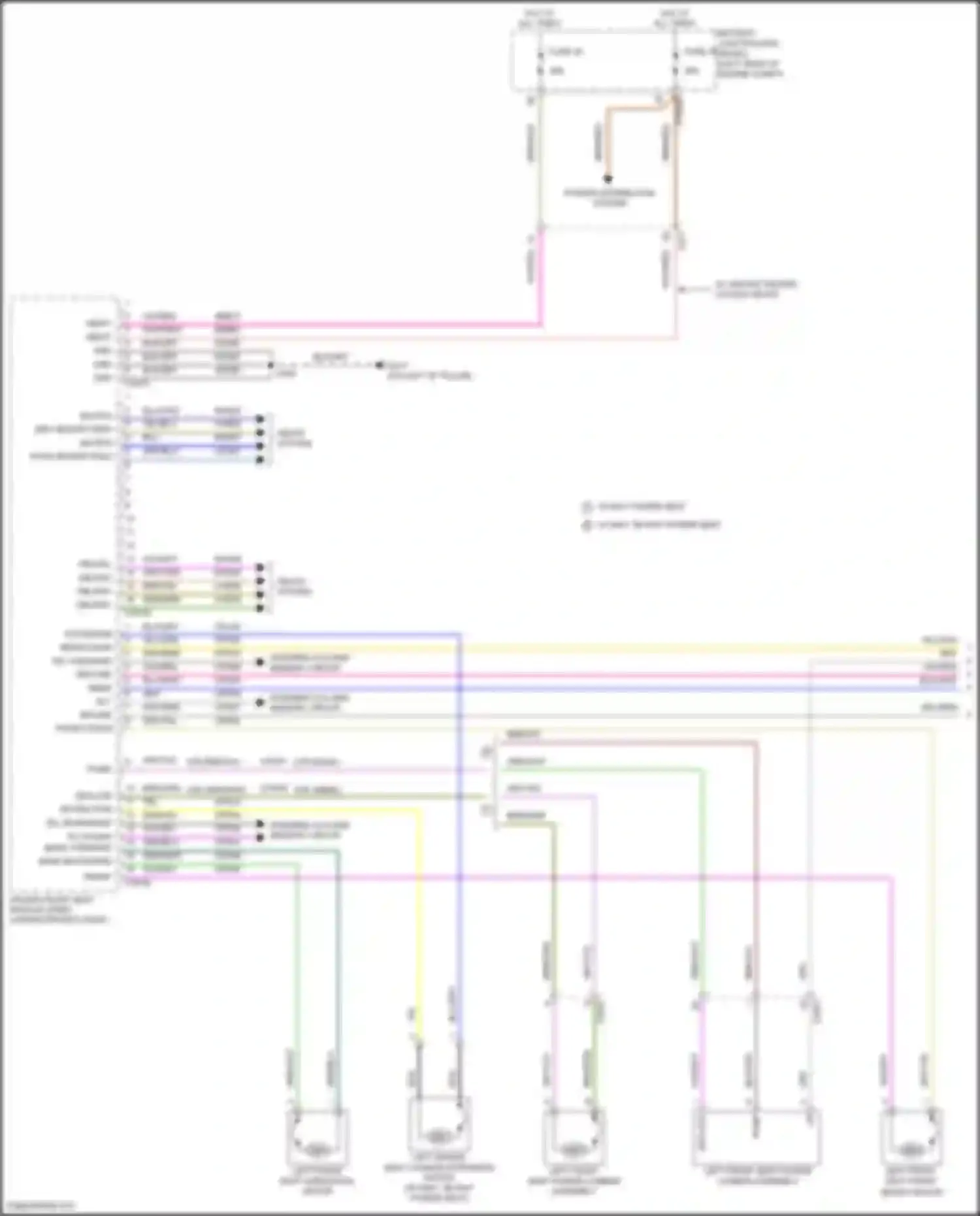 Aviator Lincoln II (2019-2024): Driver"s memory seat circuit (1 of 2)