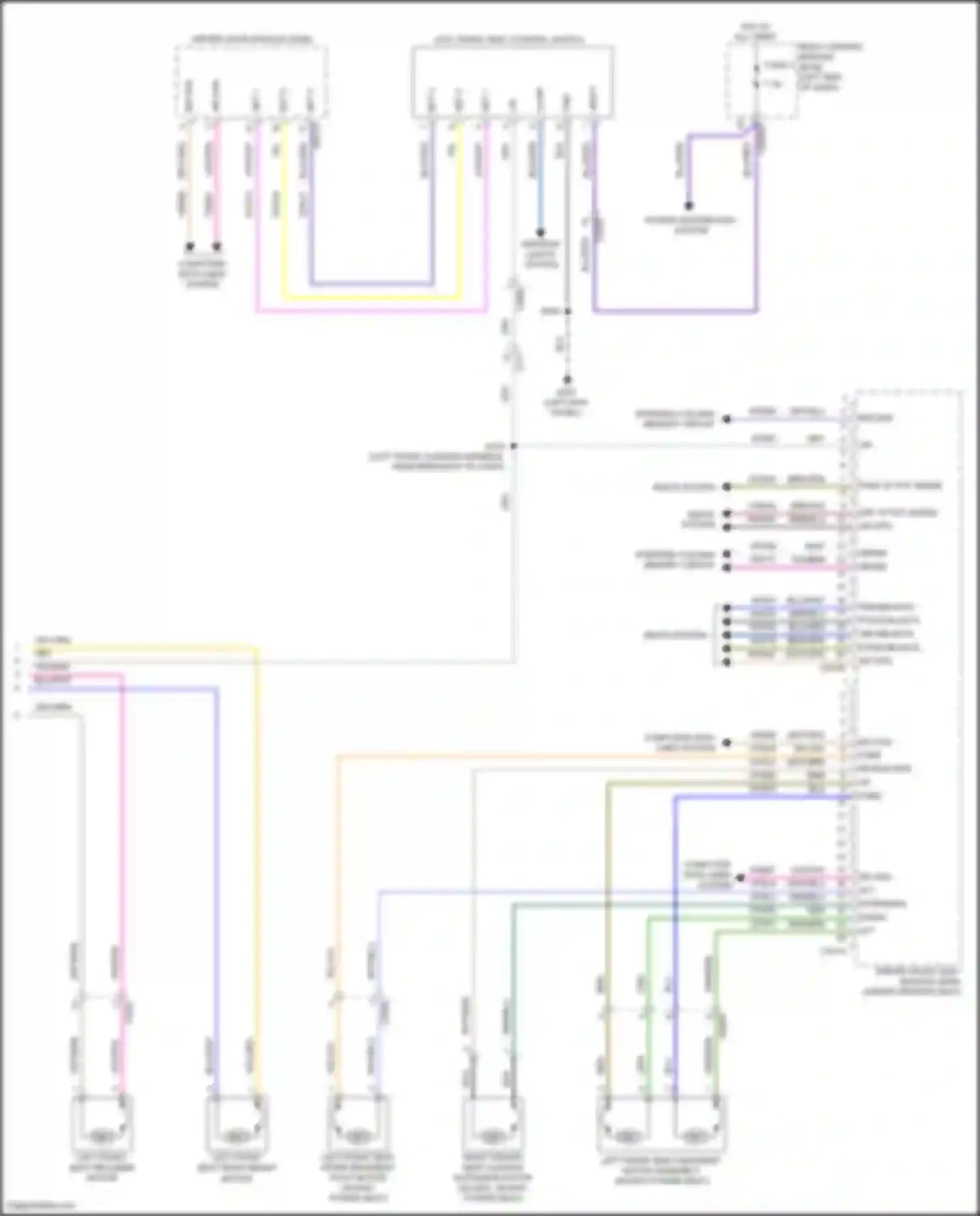 Aviator Lincoln II (2019-2024): Driver"s memory seat circuit (2 of 2)