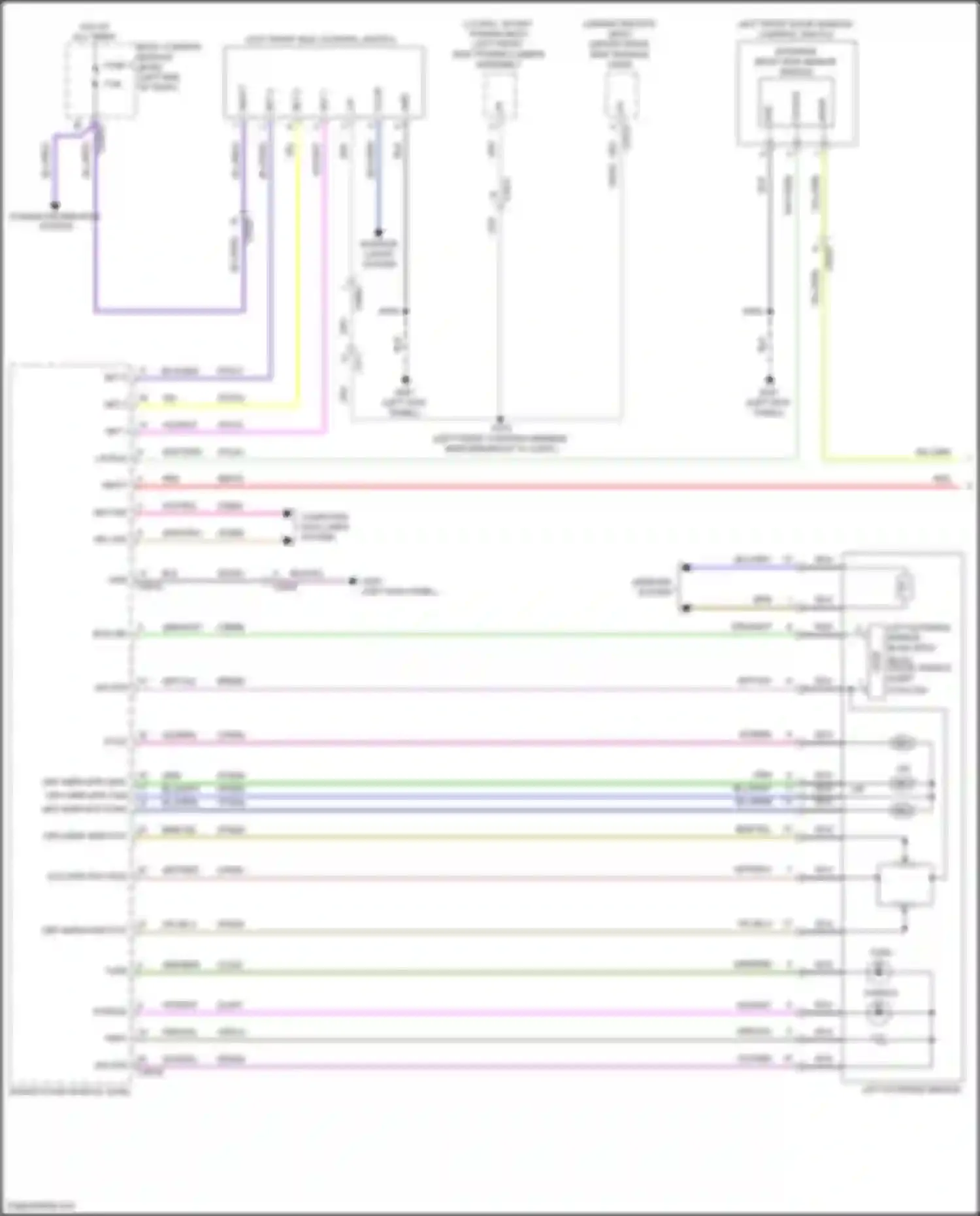 Aviator Lincoln II (2019-2024): Memory mirrors circuit (1 of 2)