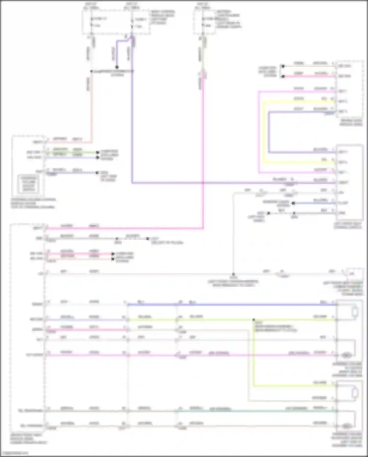 Aviator Lincoln II (2019-2024): Steering column memory circuit