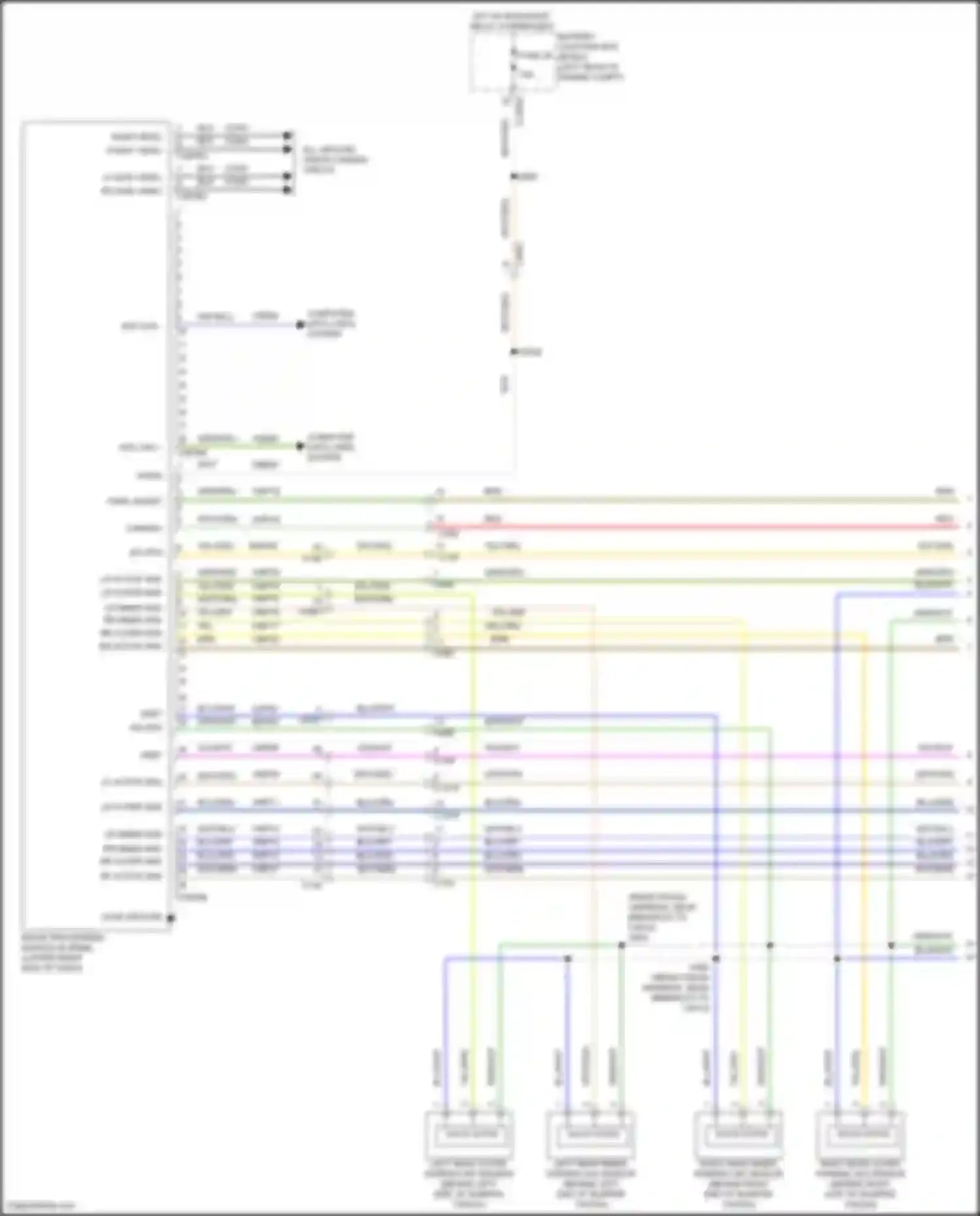 Aviator Lincoln II (2019-2024): Parking assistant circuit, w/ 360 view (1 of 2)