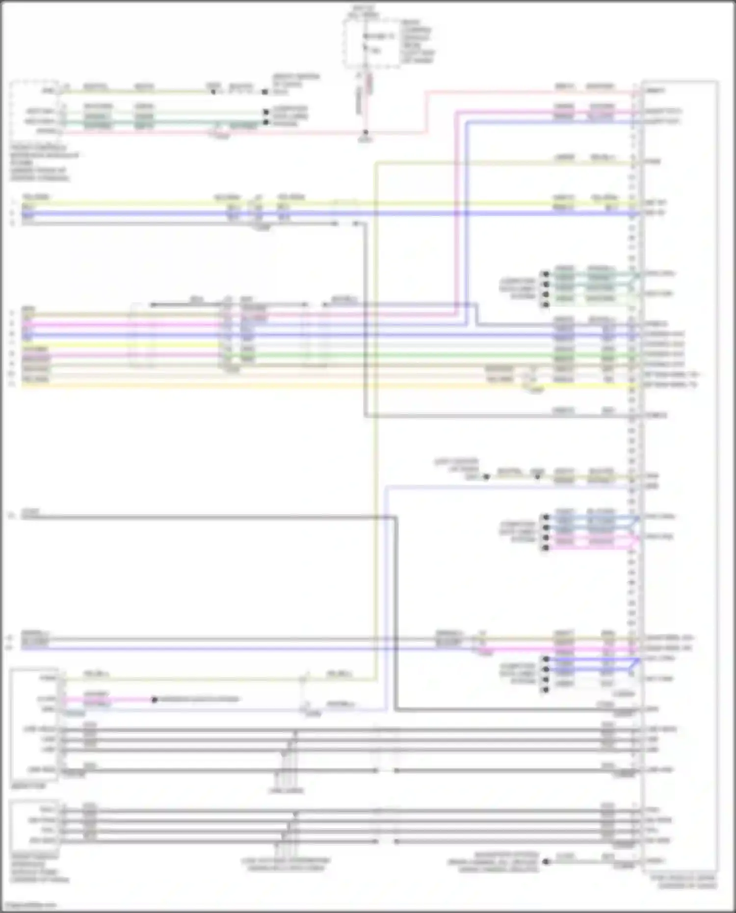 Aviator Lincoln II (2019-2024): Radio circuit, 14 speakers (6 of 6)