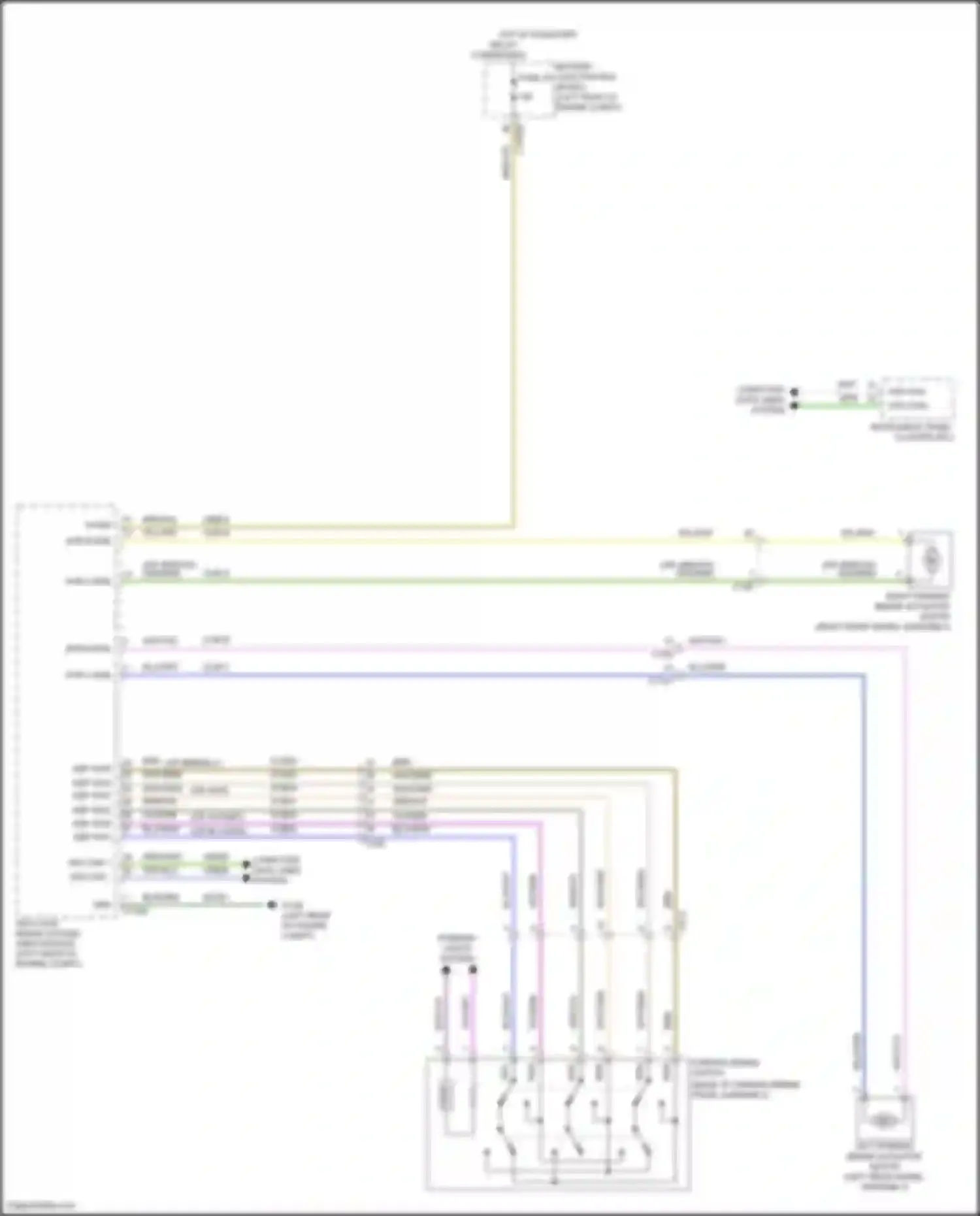Aviator Lincoln II (2019-2024): Electric parking brake circuit