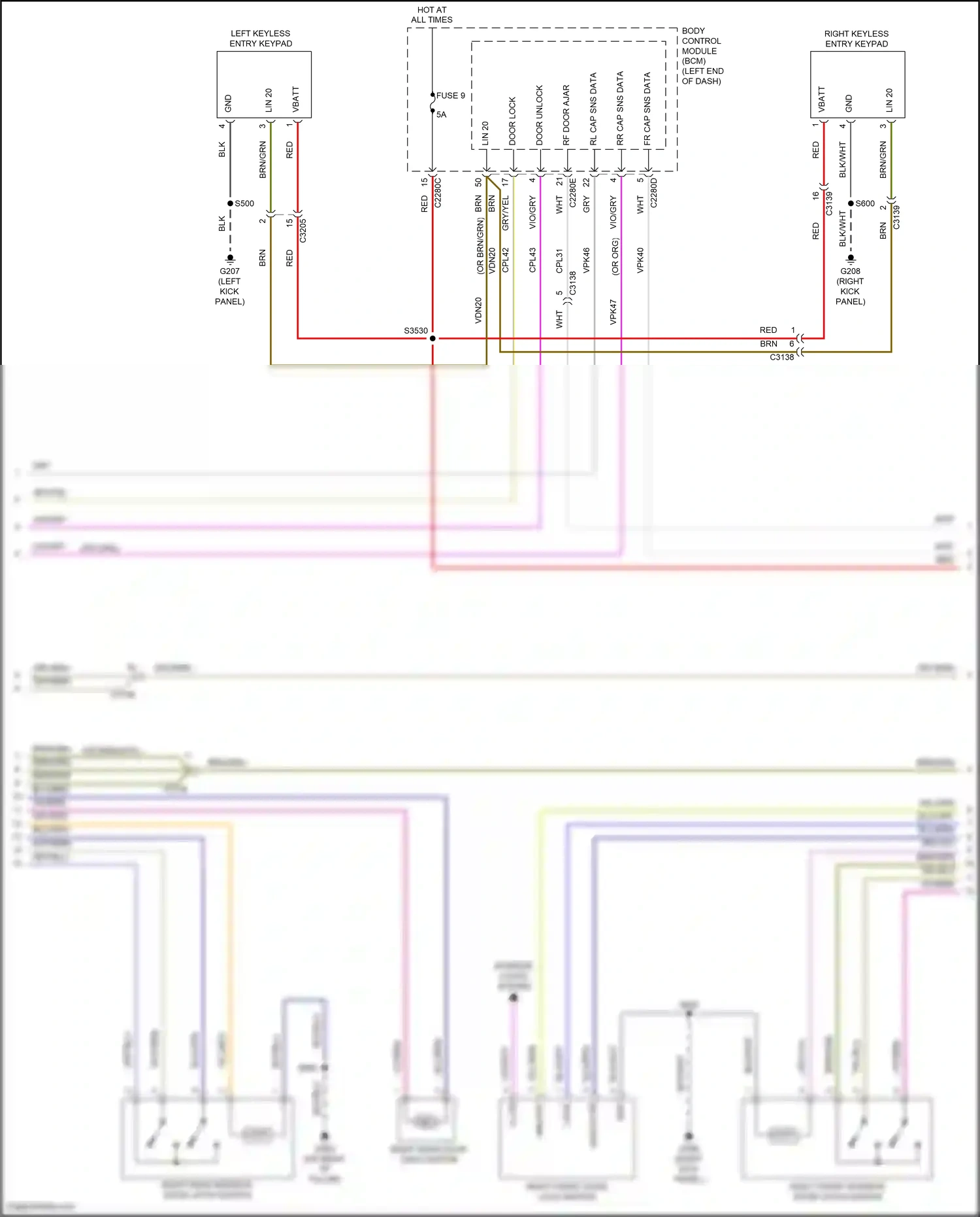 Wiring diagram blk for Lincoln Aviator II (2019-2024) (48 of 96)