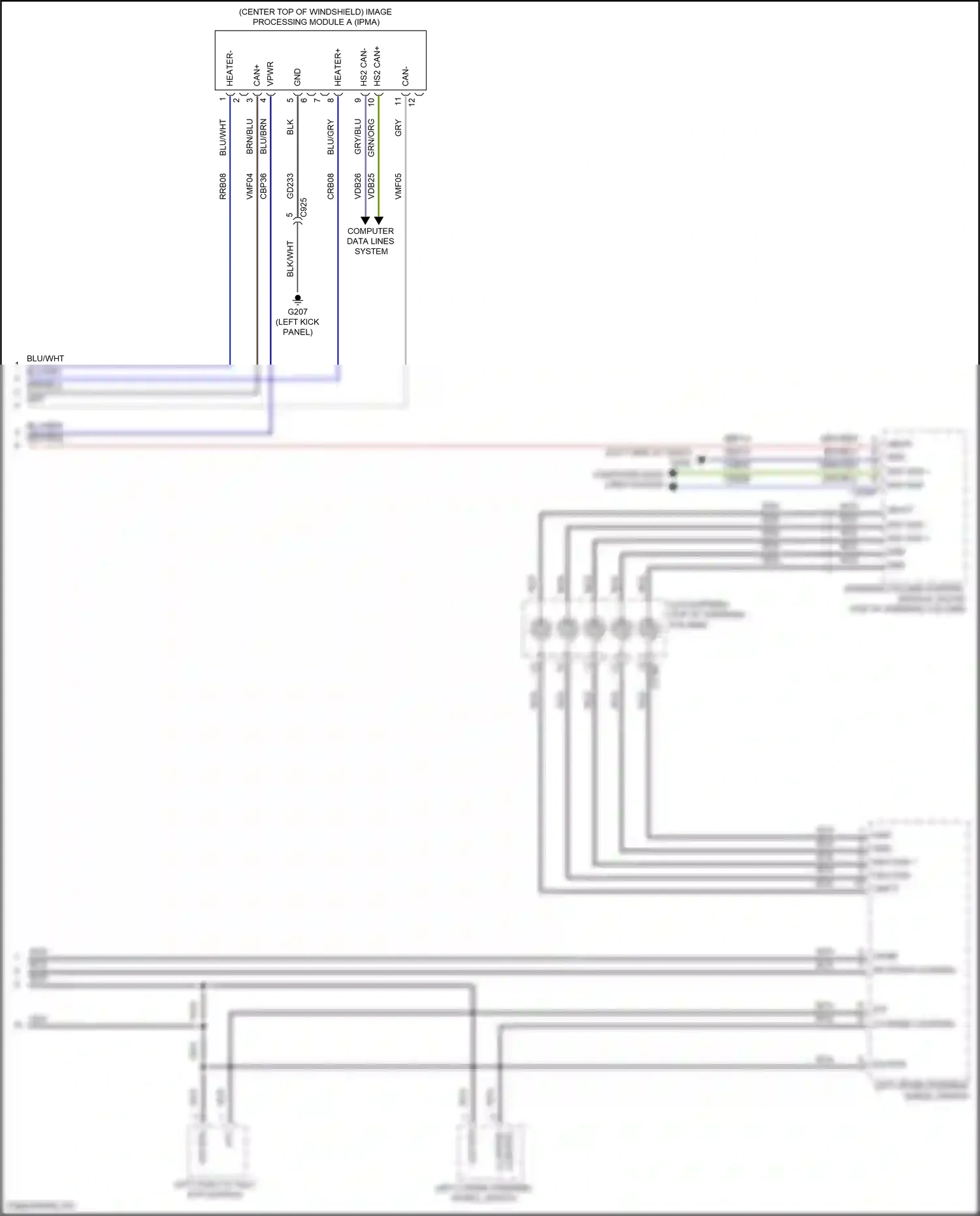 Wiring diagram blk for Lincoln Aviator II (2019-2024) (63 of 96)
