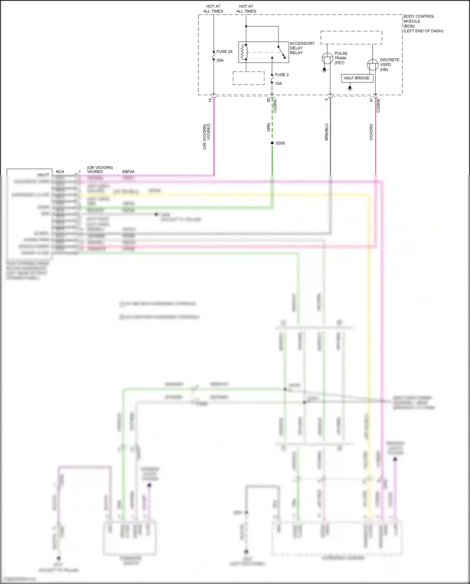 Wiring diagram blk for Lincoln Aviator II (2019-2024) (67 of 96)