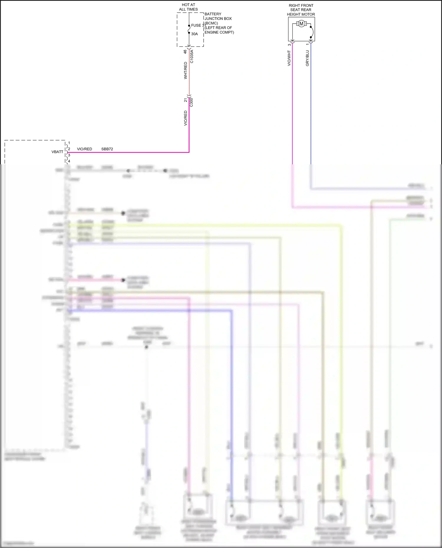 Wiring diagram blu for Lincoln Aviator II (2019-2024) (66 of 121)