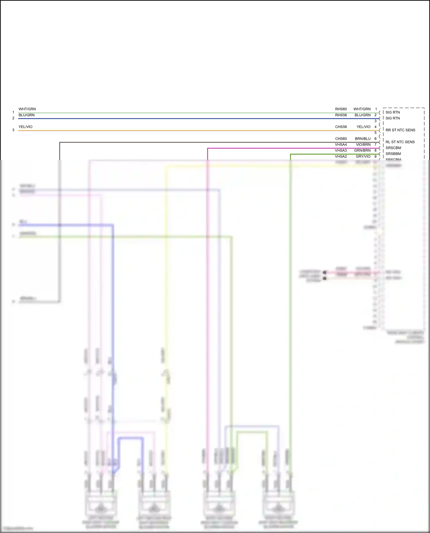 Wiring diagram blu for Lincoln Aviator II (2019-2024) (69 of 121)