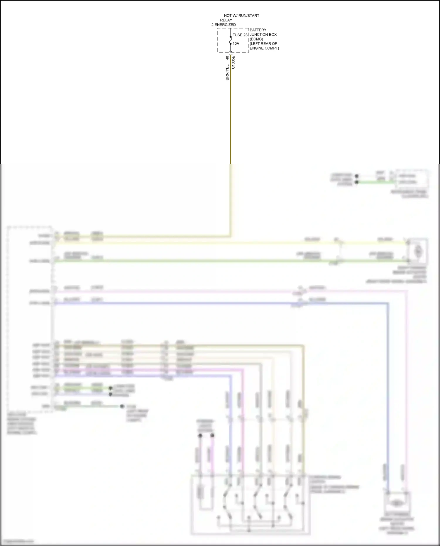 Wiring diagram blu/grn for Lincoln Aviator II (2019-2024) (42 of 94)