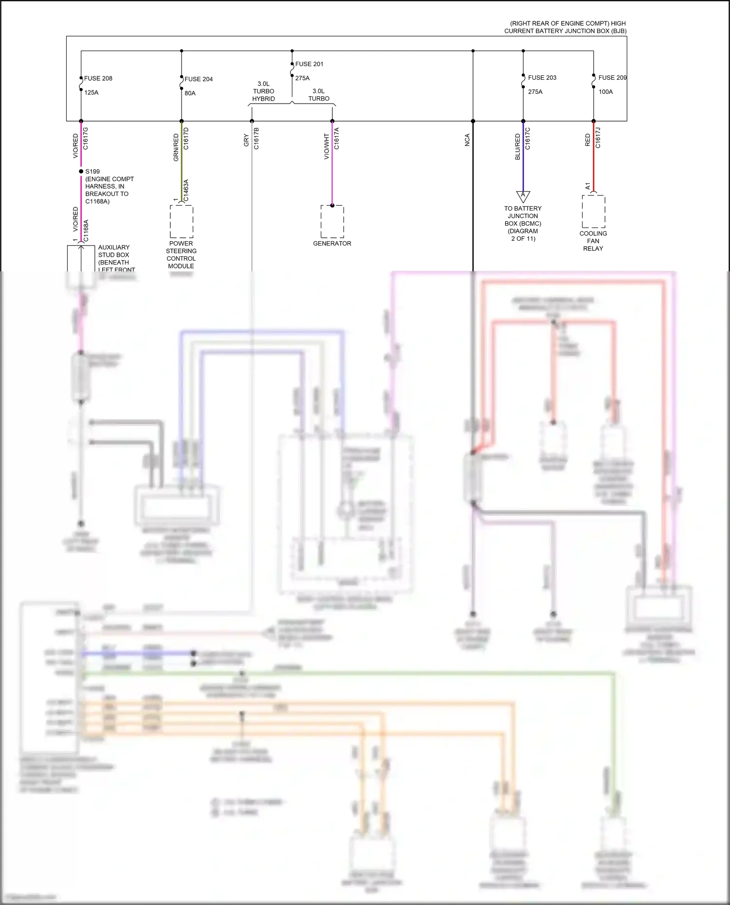Wiring diagram blu/gry for Lincoln Aviator II (2019-2024) (20 of 95)